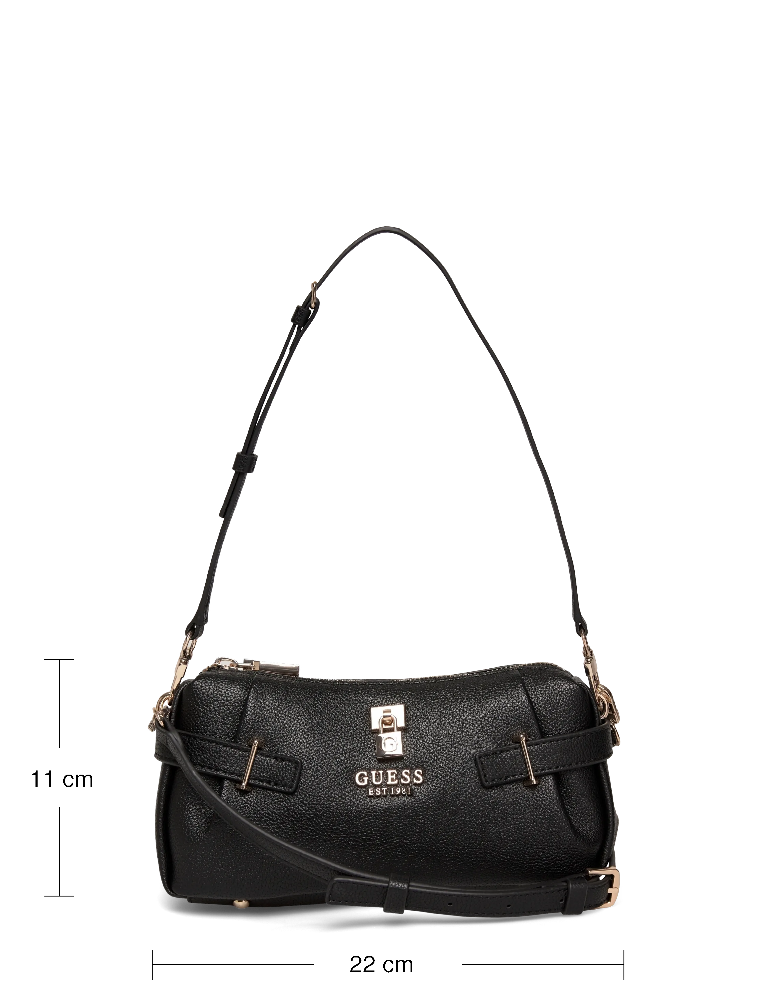 GUESS - YESBA MINI TOP ZIP - hverdagsstil - black - 3