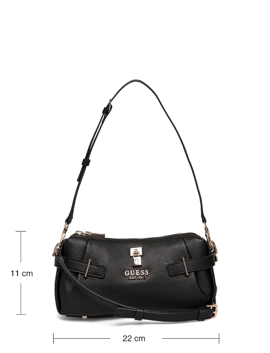 GUESS - YESBA MINI TOP ZIP - hverdags stil - black - 3