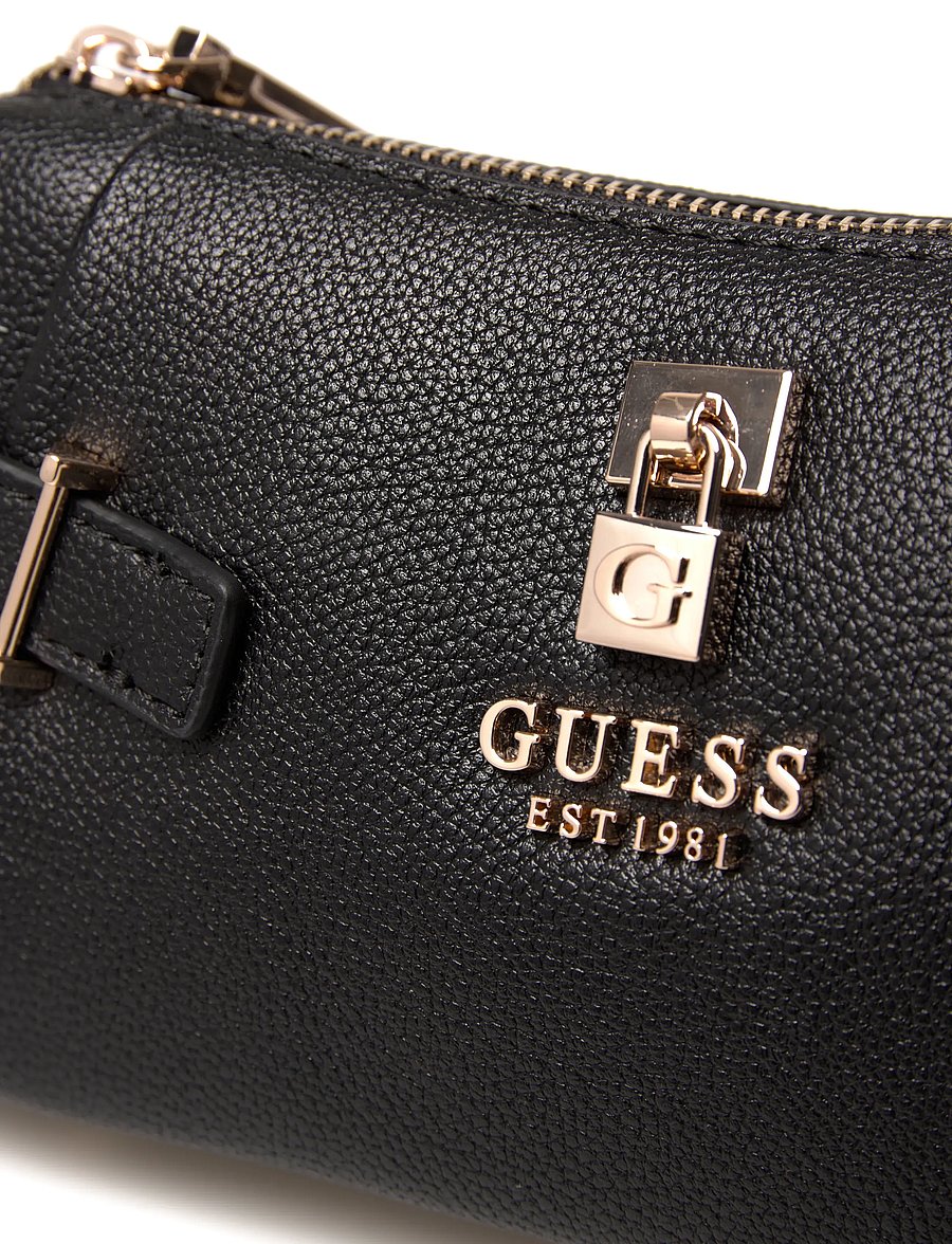 GUESS - YESBA MINI TOP ZIP - hverdags stil - black - 4