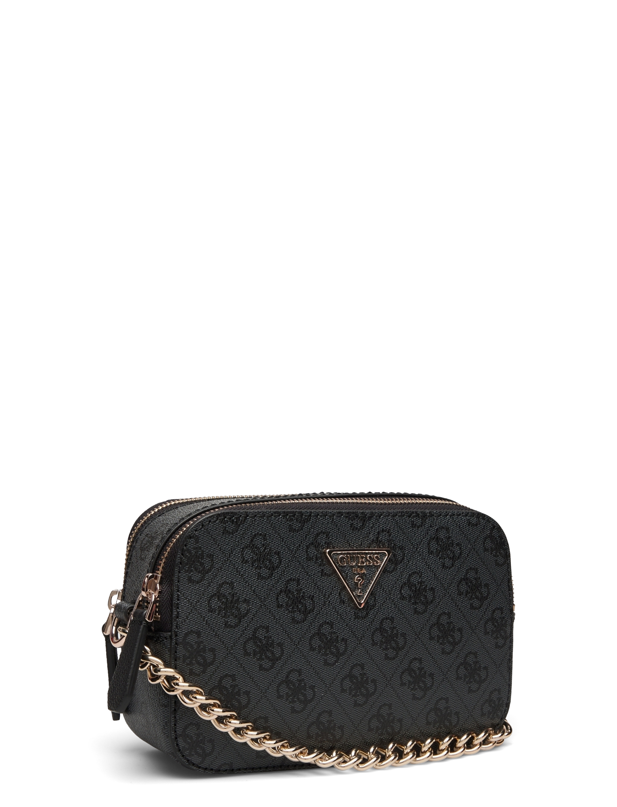 GUESS - NOELLE CROSSBODY CAMERA - coal logo - 2