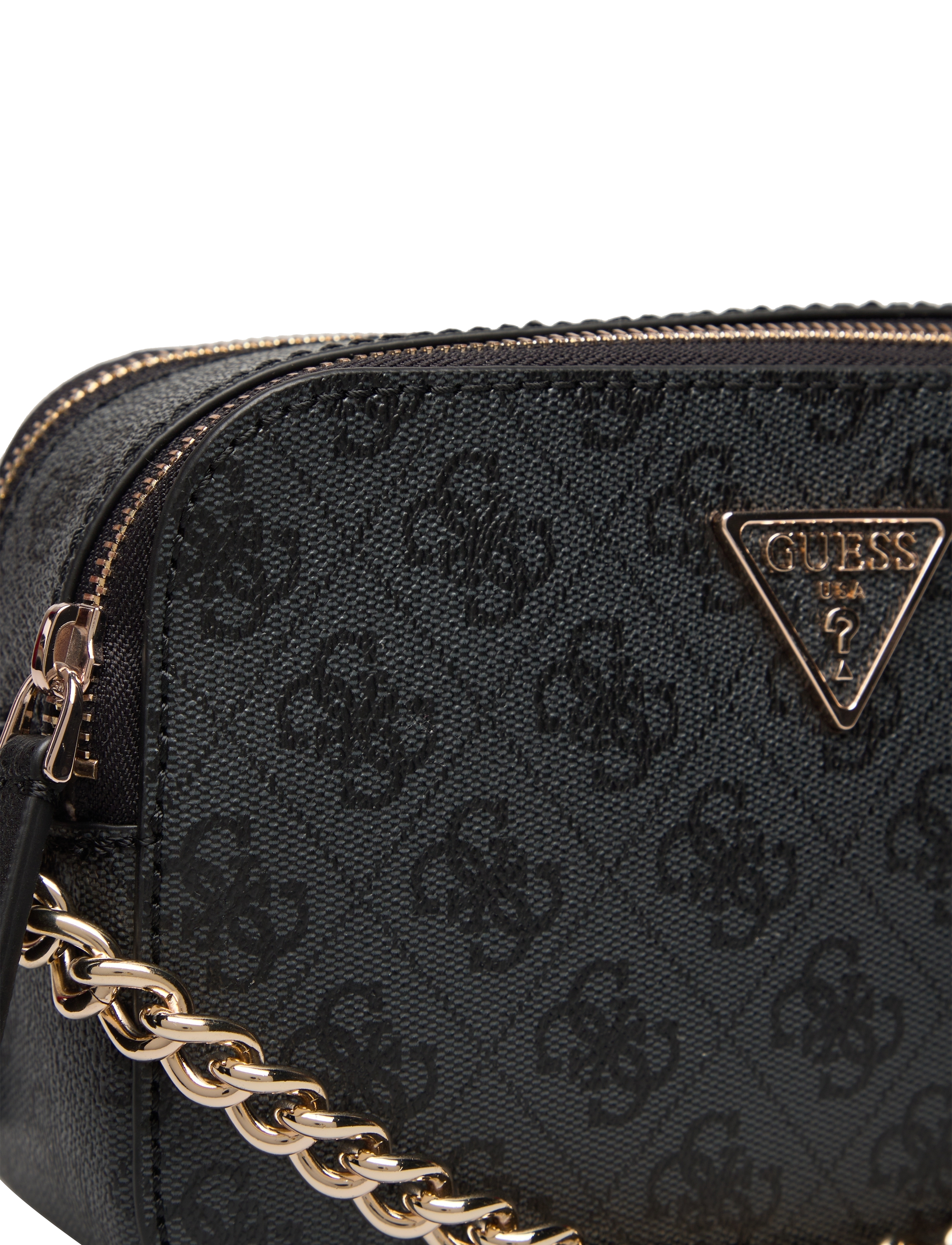 GUESS - NOELLE CROSSBODY CAMERA - coal logo - 3