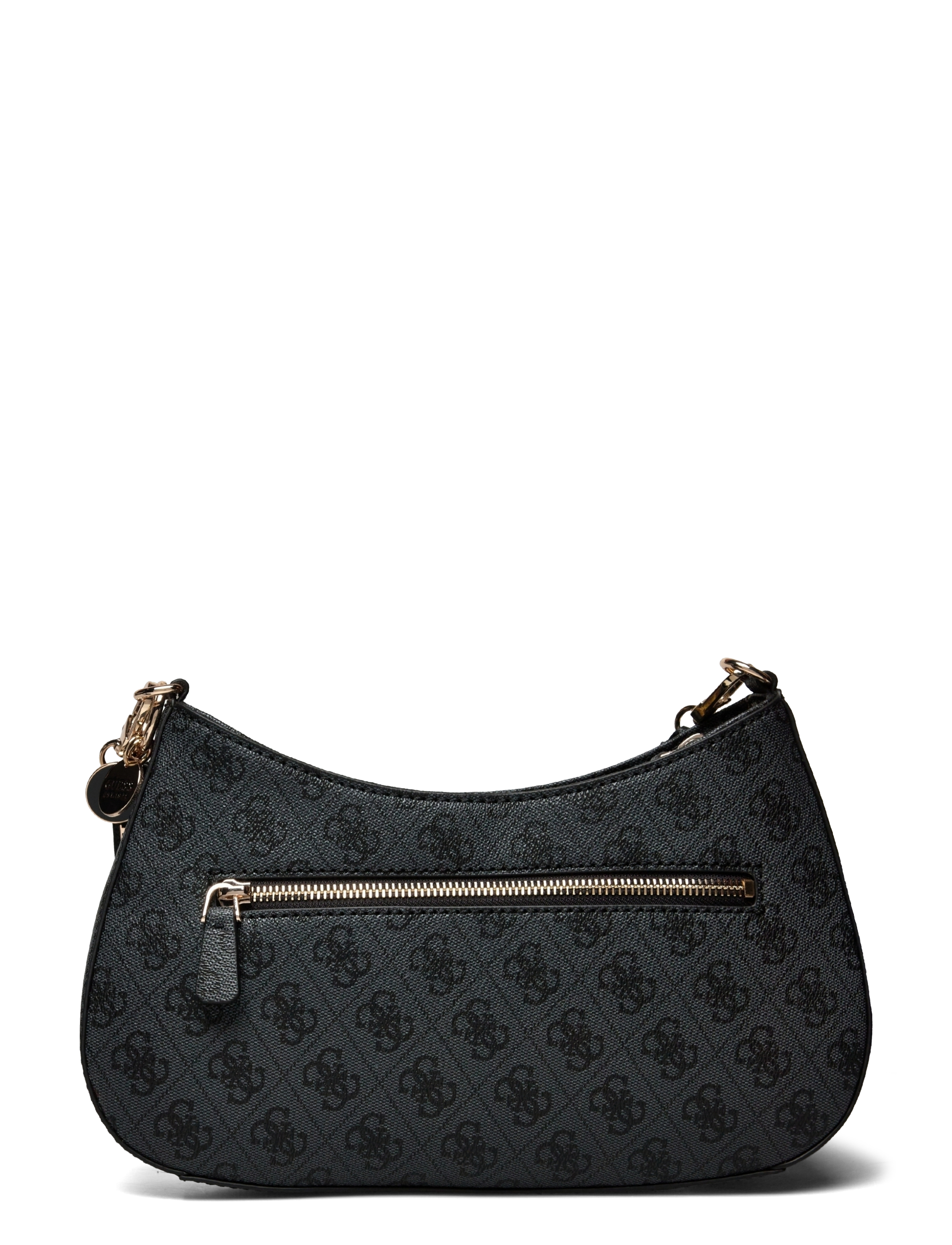 GUESS - NOELLE TOP ZIP SHOULDER BAG - coal logo - 1