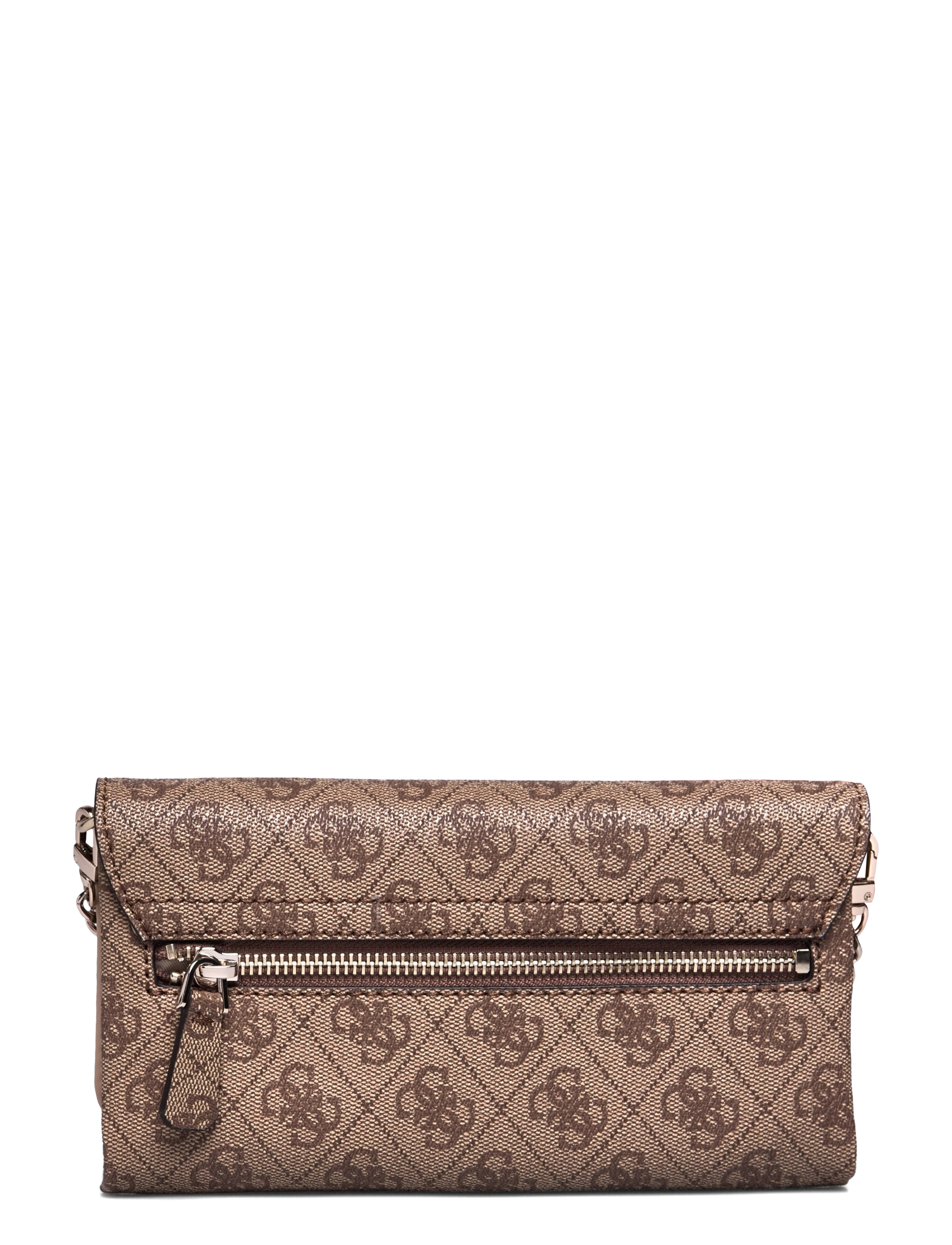 GUESS - NOELLE XBODY FLAP ORGANIZER - latte logo/brown - 1