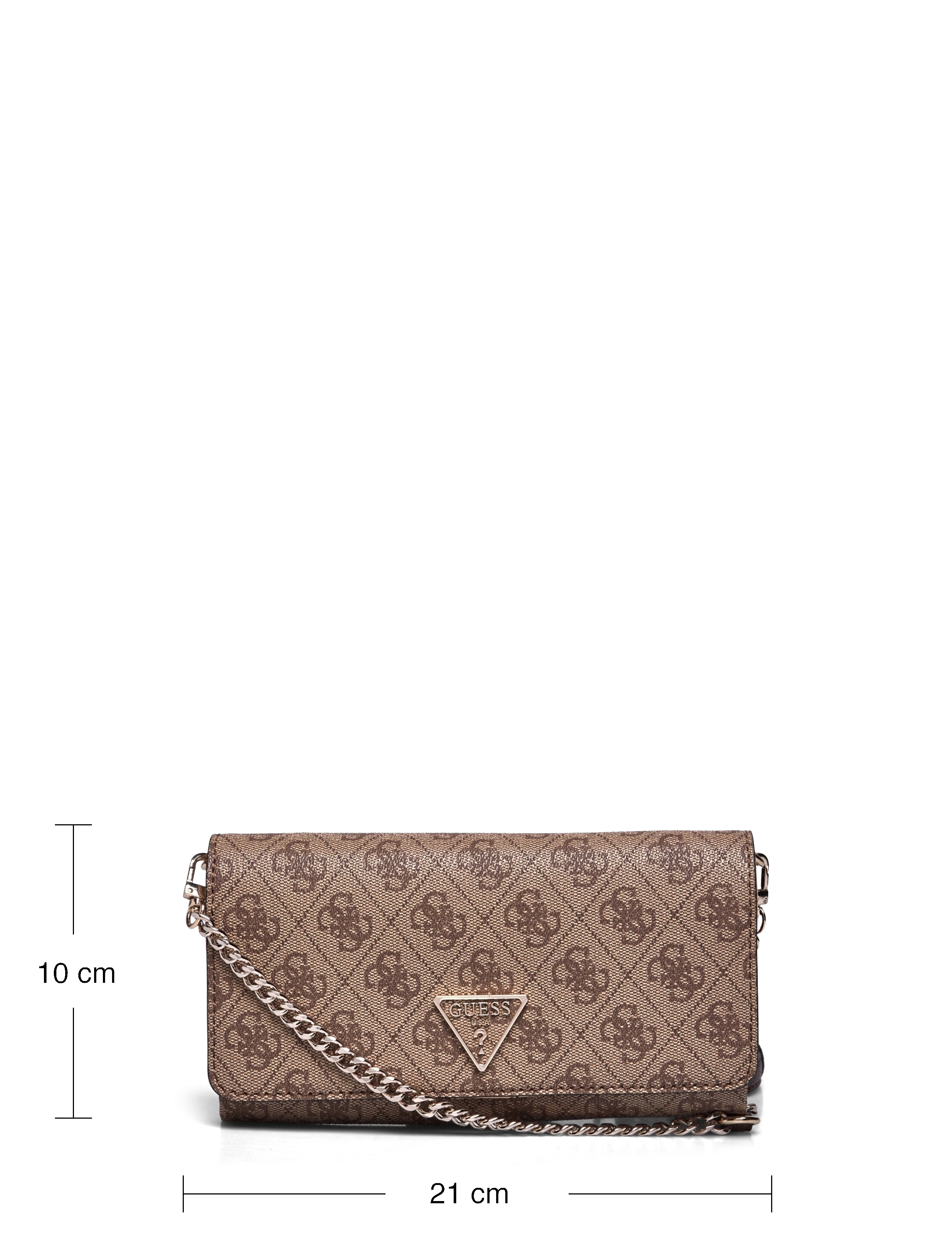GUESS - NOELLE XBODY FLAP ORGANIZER - latte logo/brown - 5