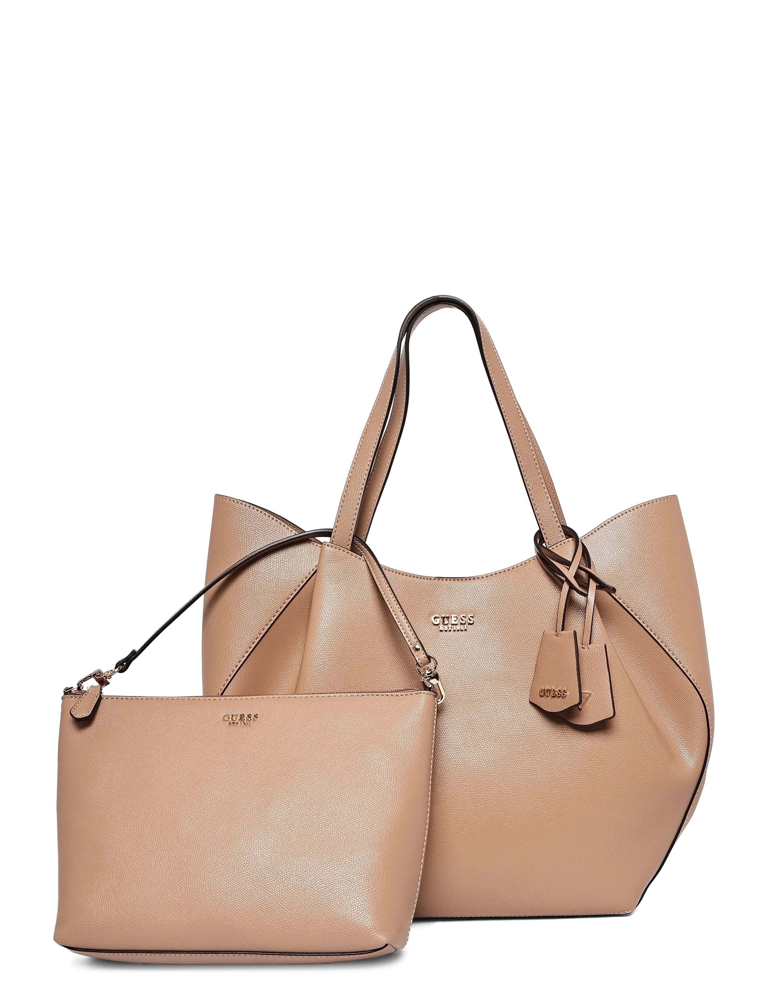GUESS Amorette 2 In 1 Tote Beige - One Size - Damen