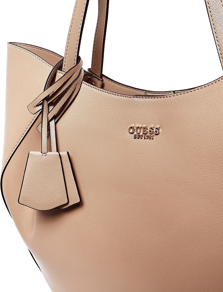 GUESS - AMORETTE 2 IN 1 TOTE - tote bags - beige - 2