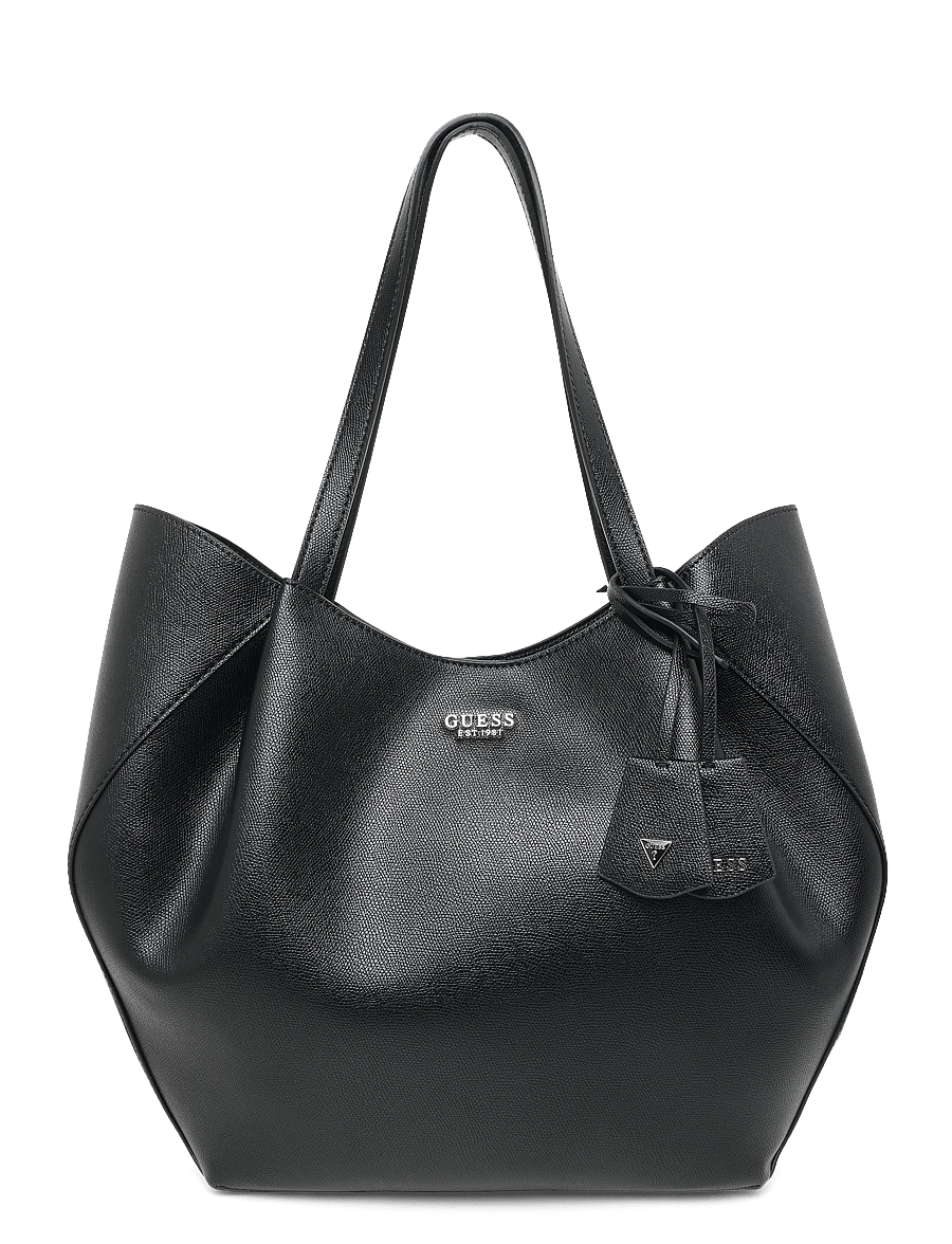 GUESS - AMORETTE 2 IN 1 TOTE - tote bags - black - 0