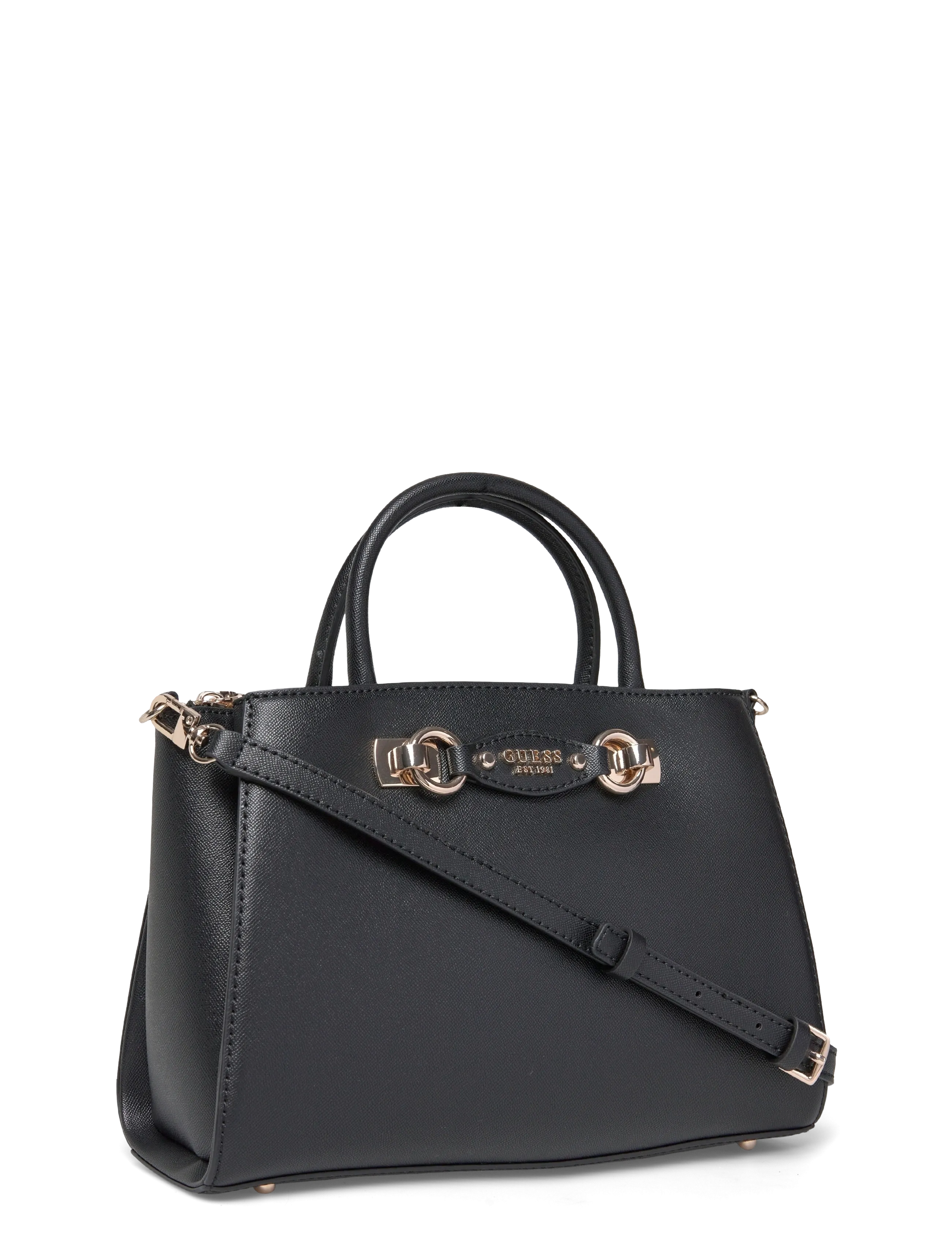 GUESS - MIMINA GIRLFRIEND SATCHEL - fødselsdagsgaver - black - 2