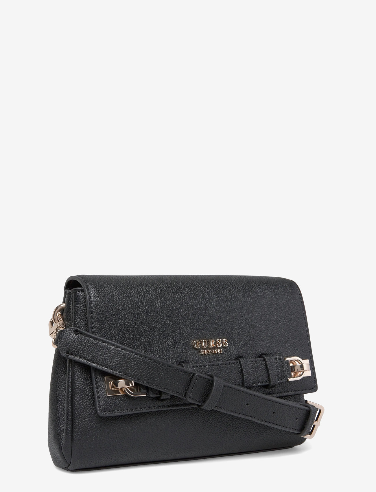 GUESS - GREGORIA FLAP CROSSBODY - crossbody kotid - black - 2