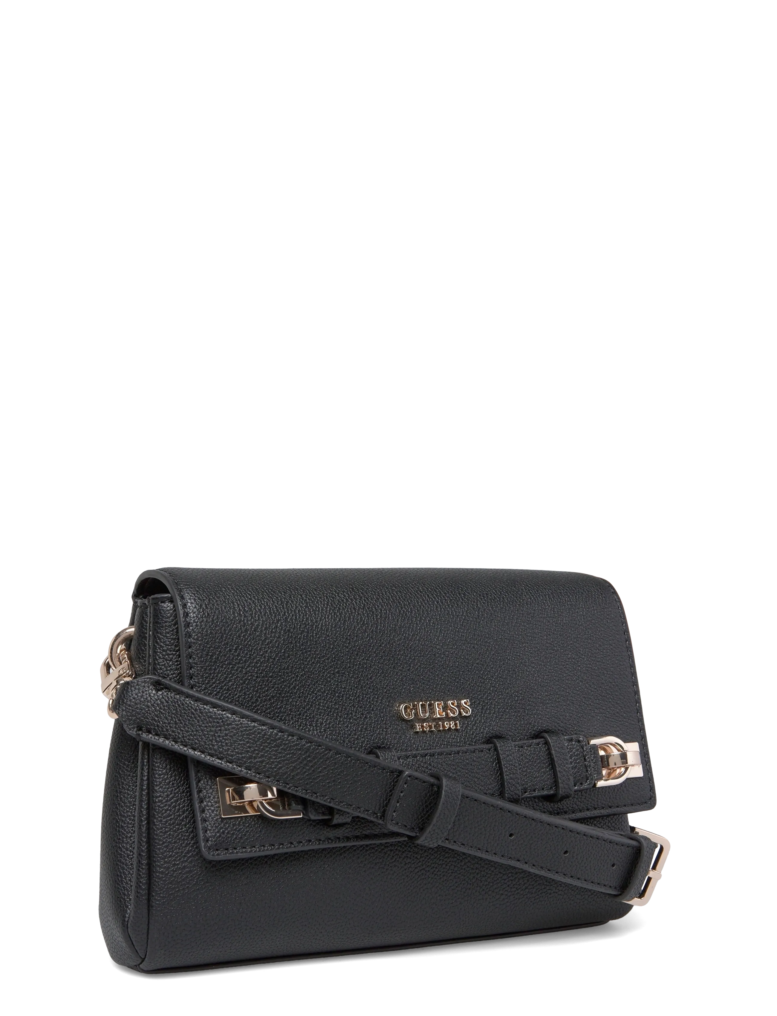 GUESS - GREGORIA FLAP CROSSBODY - black - 2