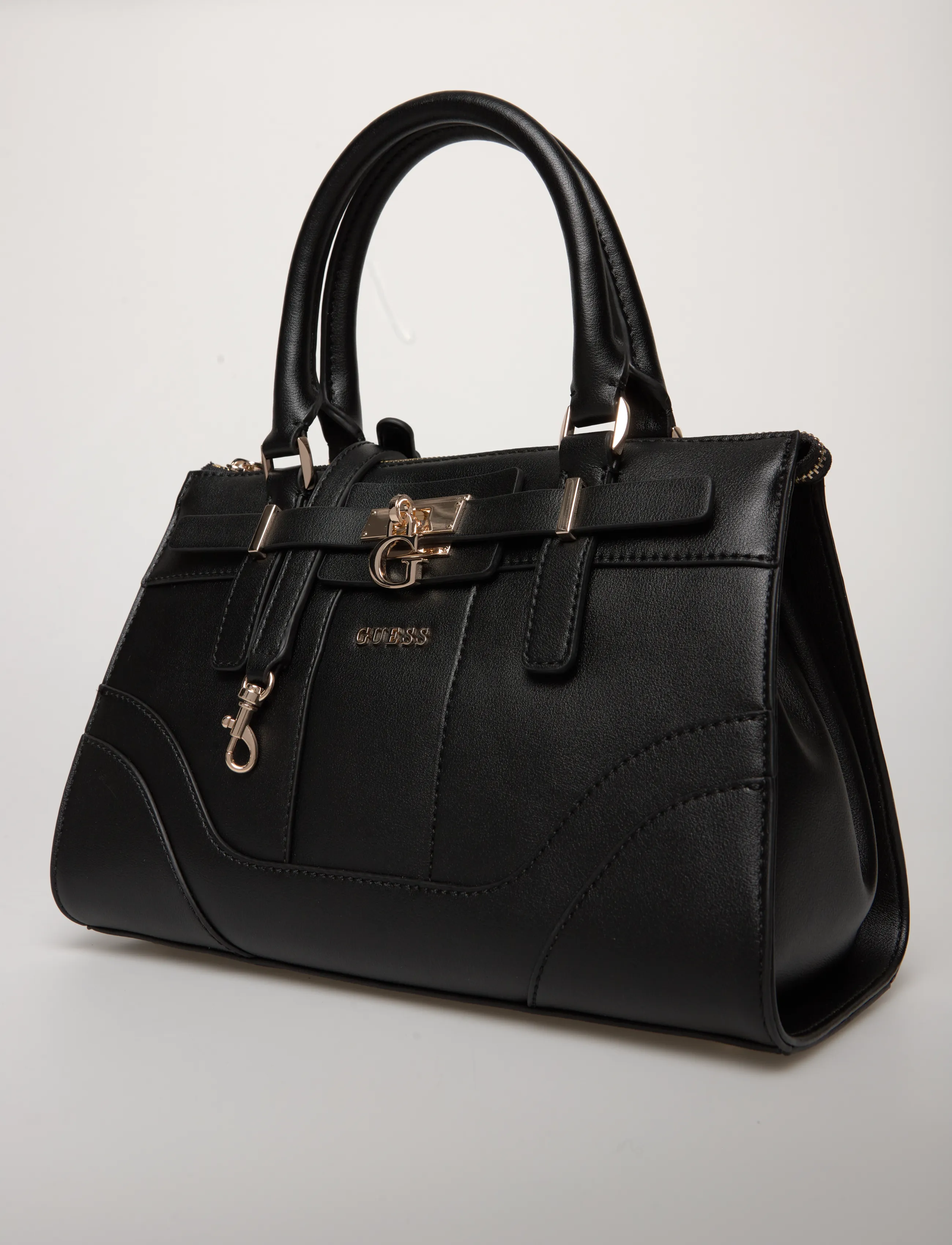 GUESS - GREYSON II SMALL SATCHEL - black - 3