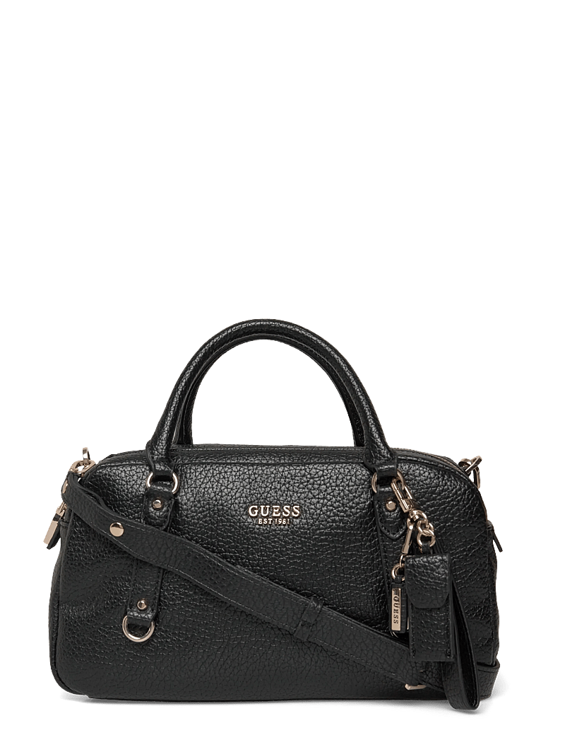 GUESS - MARSHA BOX SATCHEL - særlige begivenheder - black - 0
