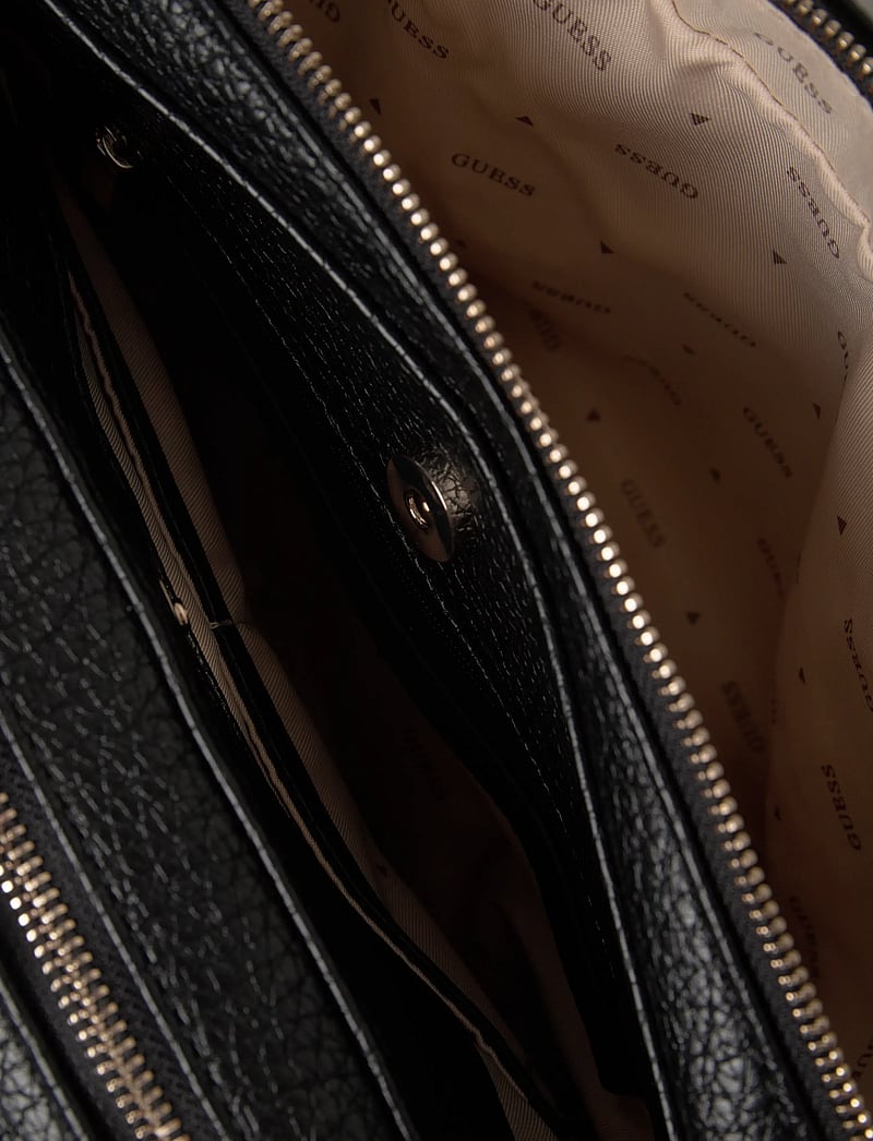 GUESS - MARSHA BOX SATCHEL - særlige begivenheder - black - 5