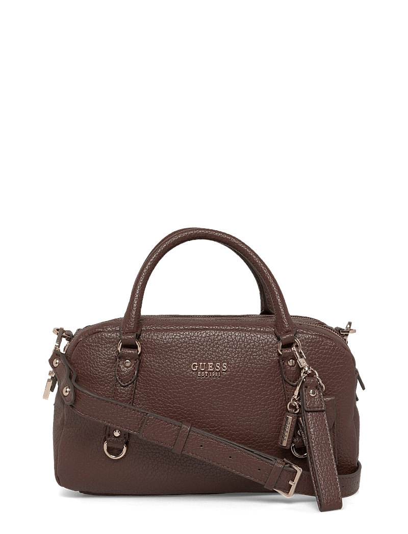 GUESS - MARSHA BOX SATCHEL - everyday style - espresso - 0