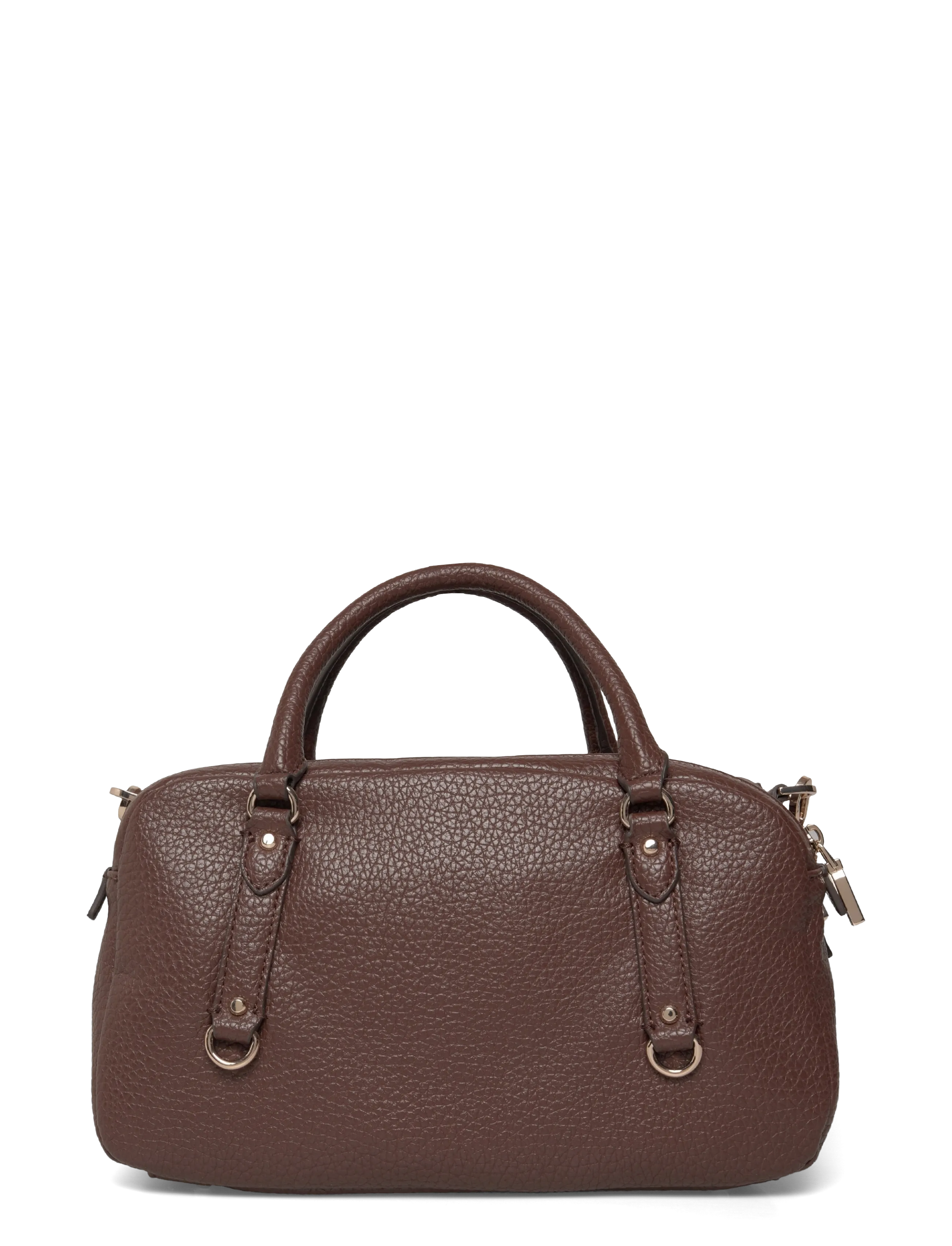 GUESS - MARSHA BOX SATCHEL - handväskor - espresso - 1