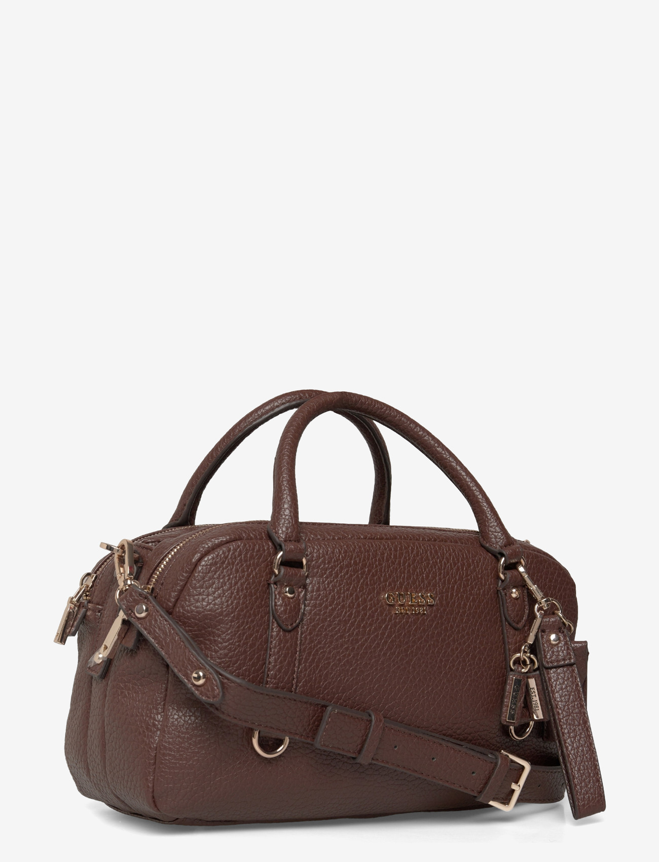 GUESS - MARSHA BOX SATCHEL - igapäevane stiil - espresso - 2