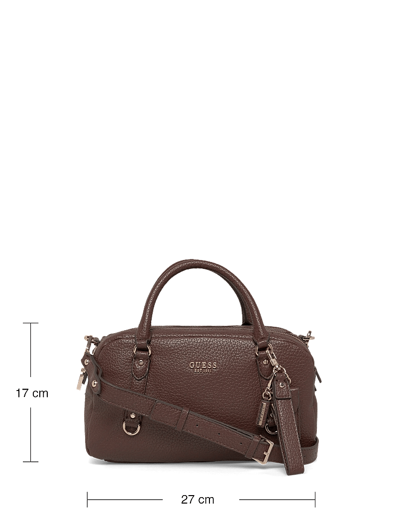 GUESS - MARSHA BOX SATCHEL - everyday style - espresso - 3