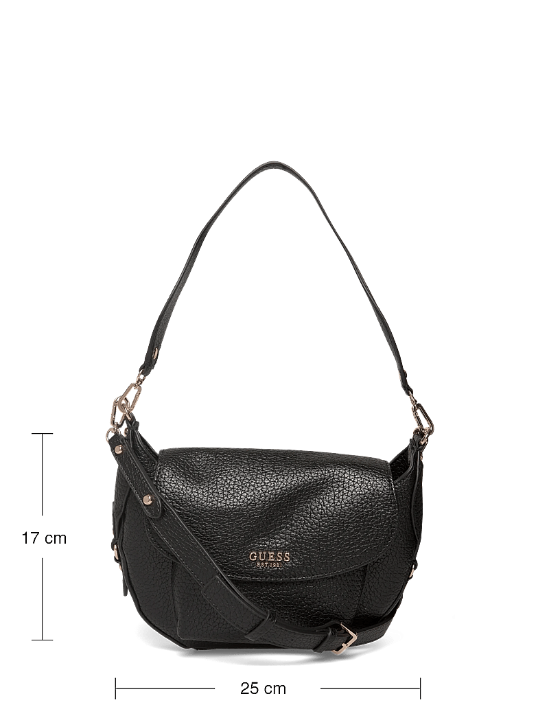 GUESS - MARSHA FLAP SHOULDER BAG - besondere anlässe - black - 3