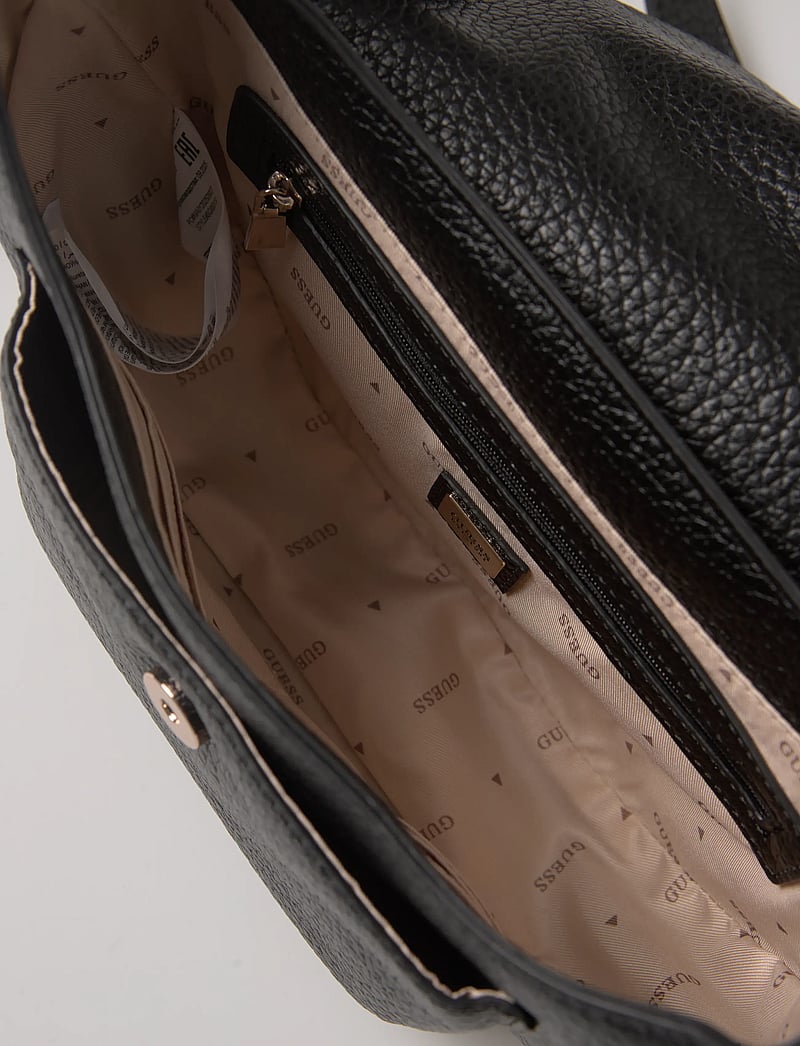 GUESS - MARSHA FLAP SHOULDER BAG - besondere anlässe - black - 5