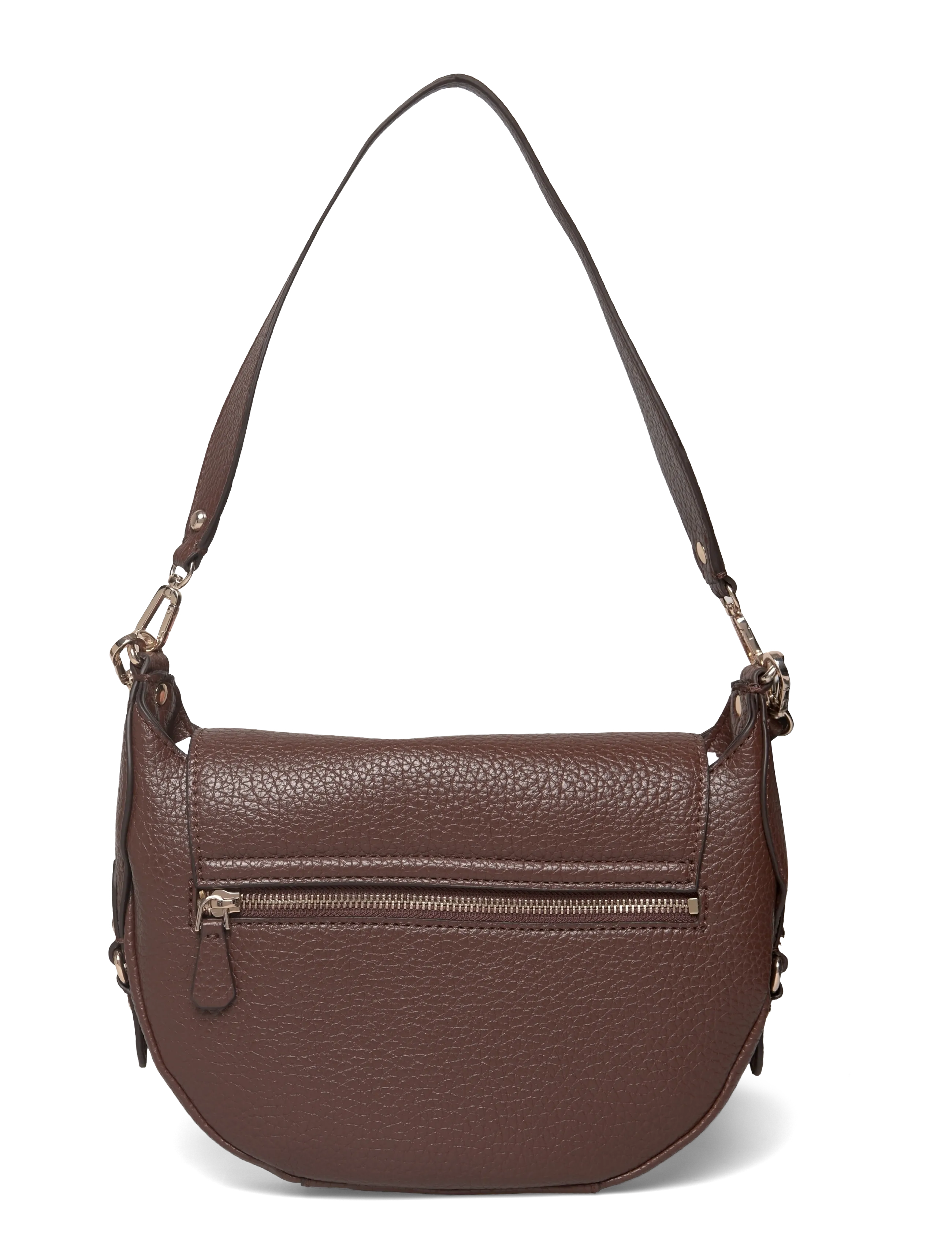 GUESS - MARSHA FLAP SHOULDER BAG - espresso - 1