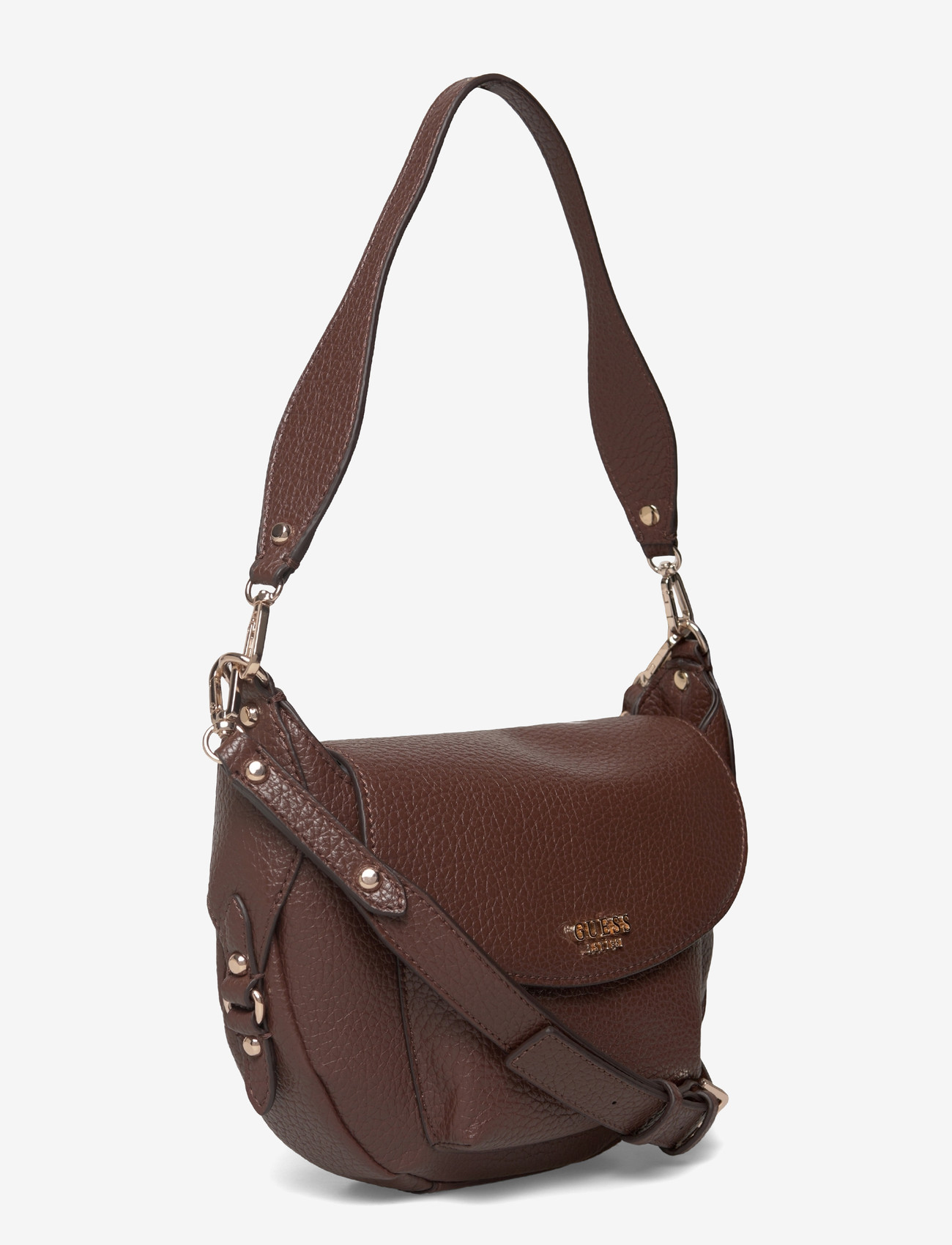 GUESS - MARSHA FLAP SHOULDER BAG - espresso - 2
