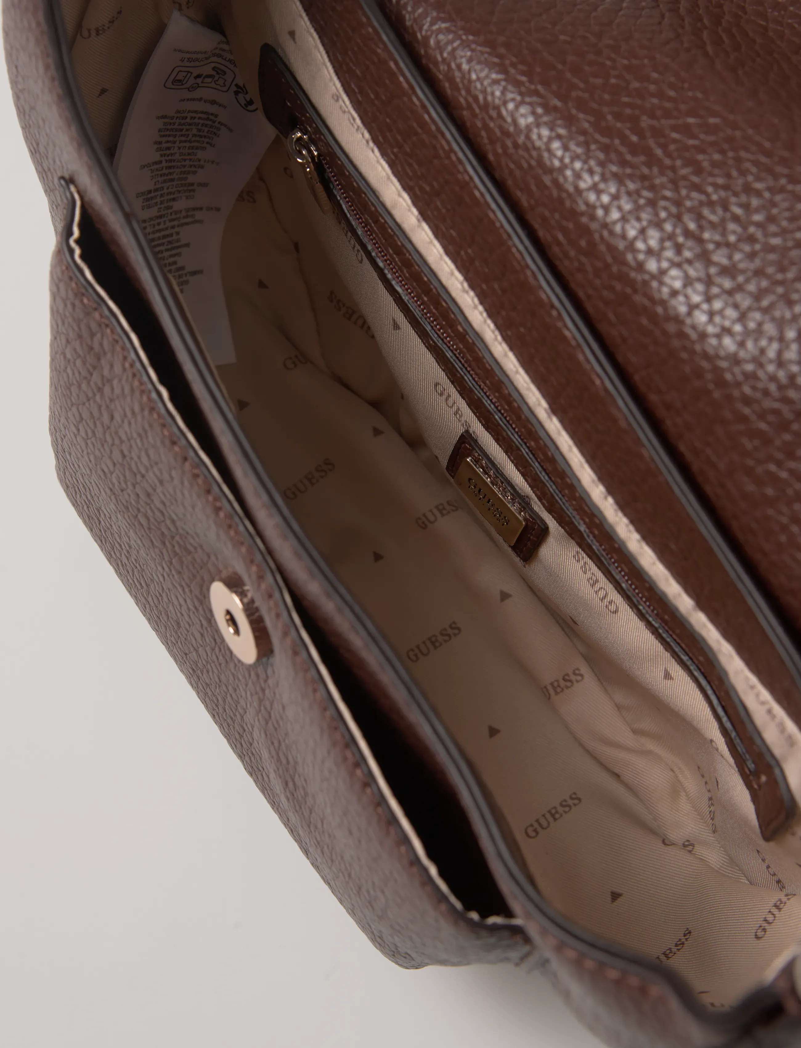 GUESS - MARSHA FLAP SHOULDER BAG - espresso - 5