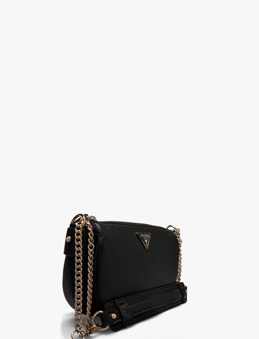 GUESS - FEDORA SHOULDER BAG - torebki crossbody - black - 3