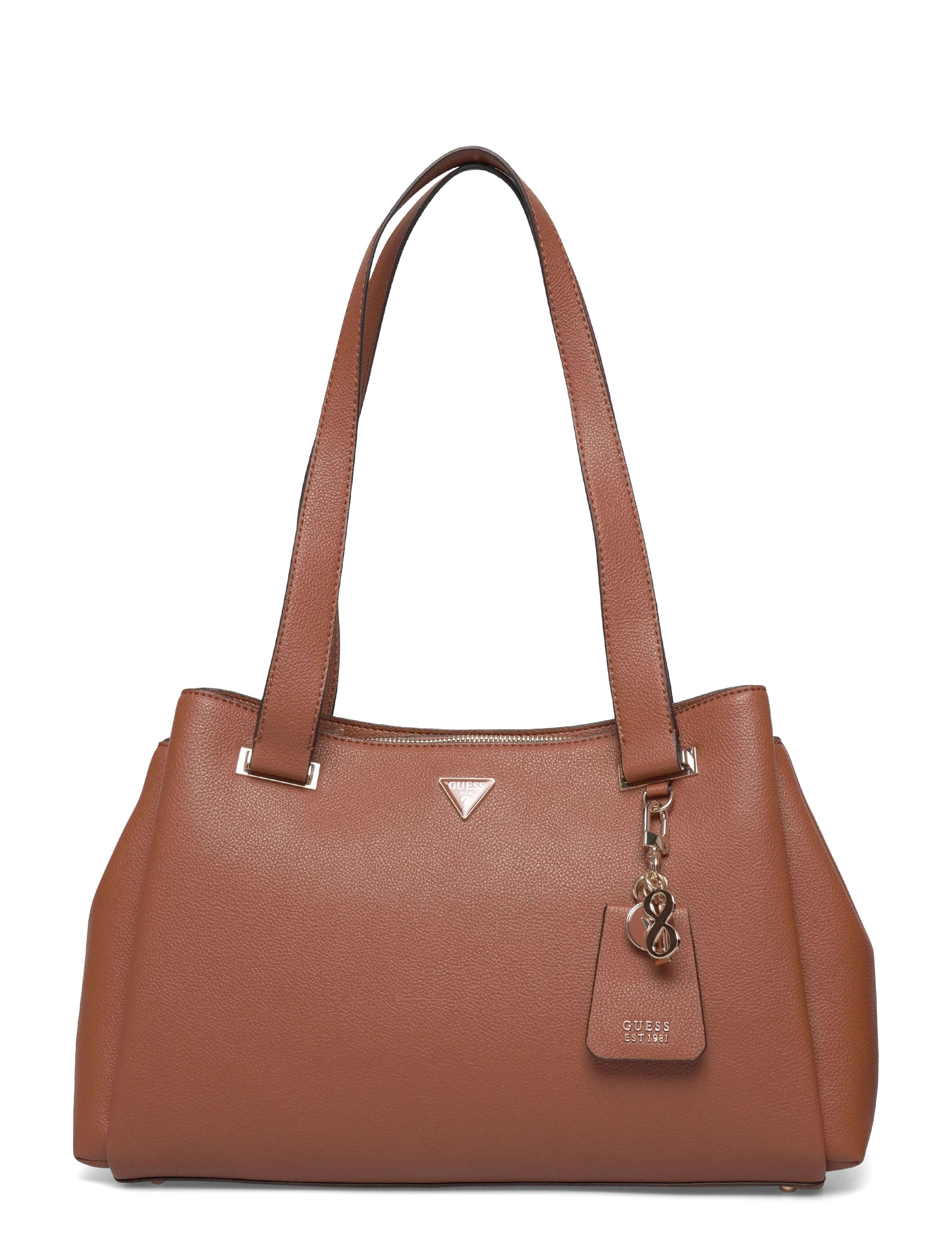 GUESS EVIE GIRLFRIEND CARRYALL - Tassen - COGNAC / brown