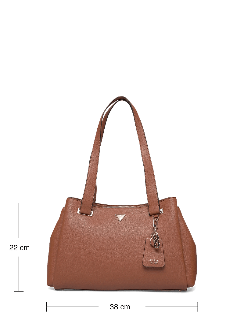 GUESS - EVIE GIRLFRIEND CARRYALL - speciella tillfällen - cognac - 3
