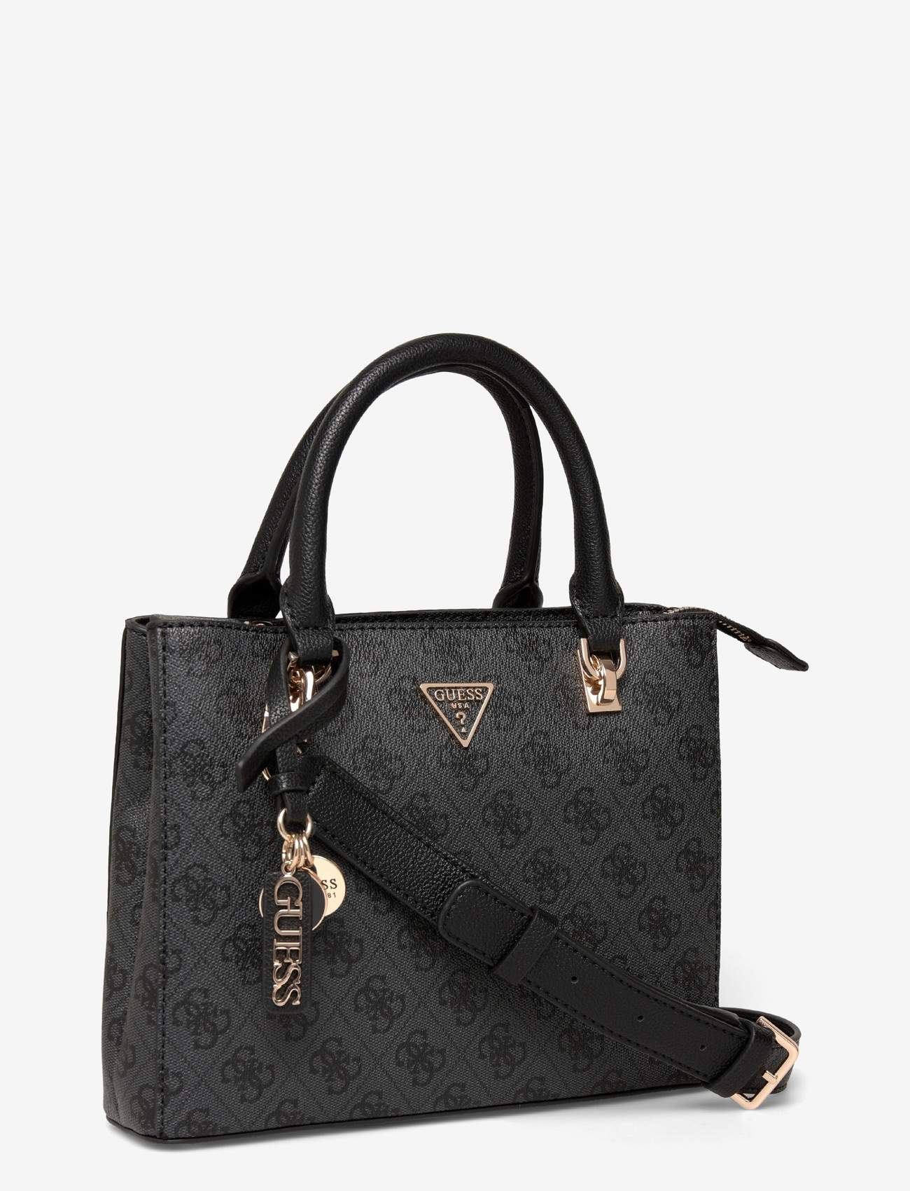 GUESS - NOELLE II SML MULTI COMP STCHL - hverdagsstil - coal logo - 2