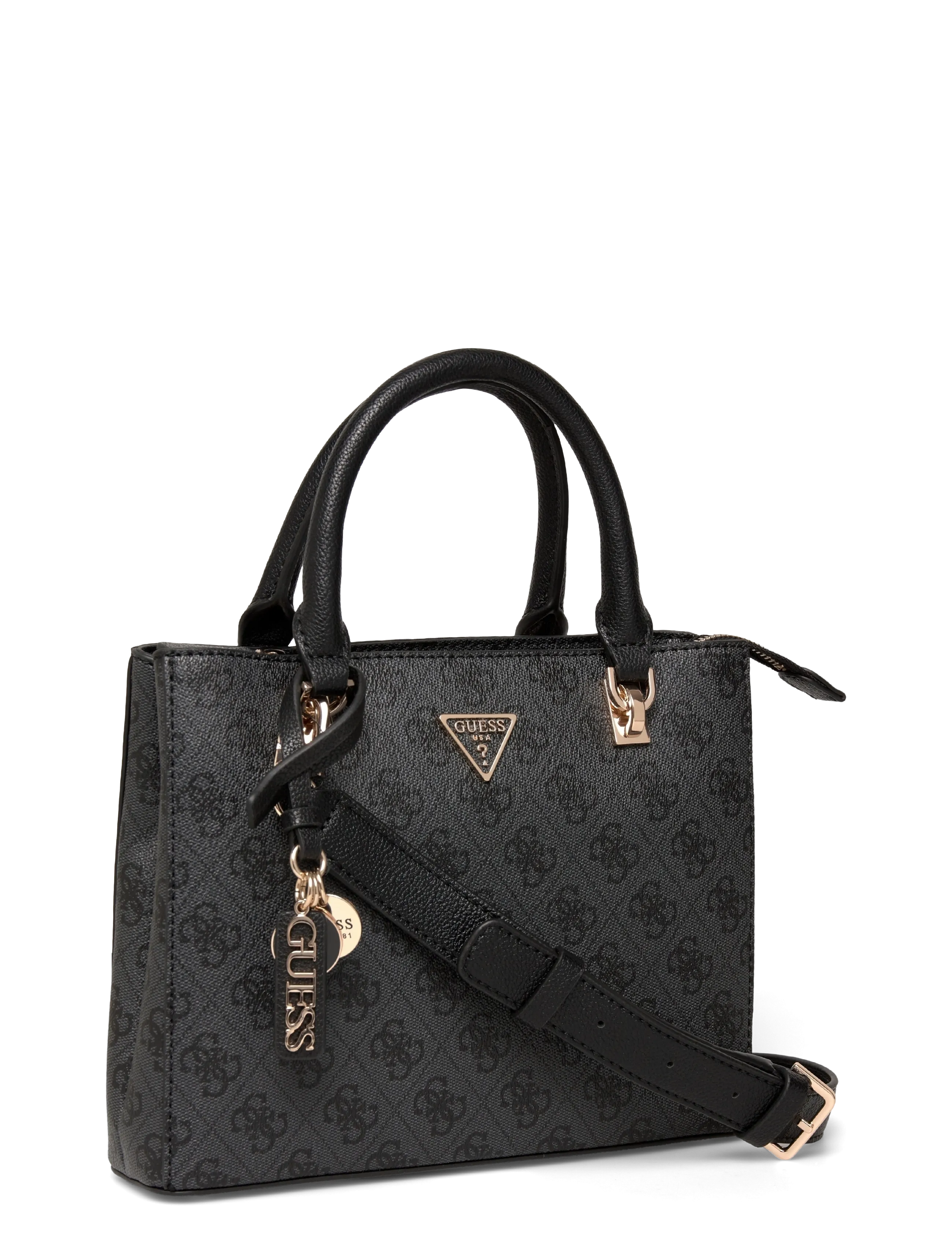 GUESS - NOELLE II SML MULTI COMP STCHL - hverdags stil - coal logo - 2