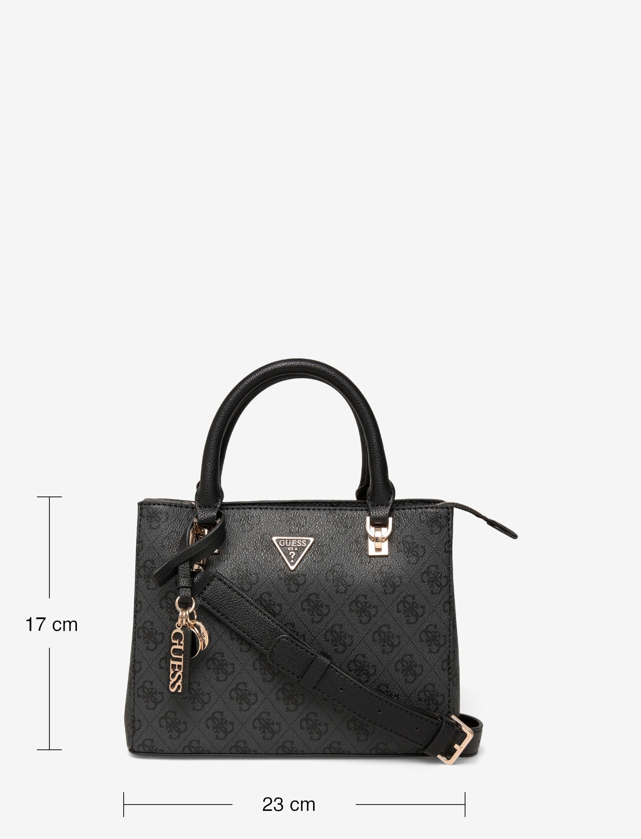 GUESS - NOELLE II SML MULTI COMP STCHL - hverdagsstil - coal logo - 3