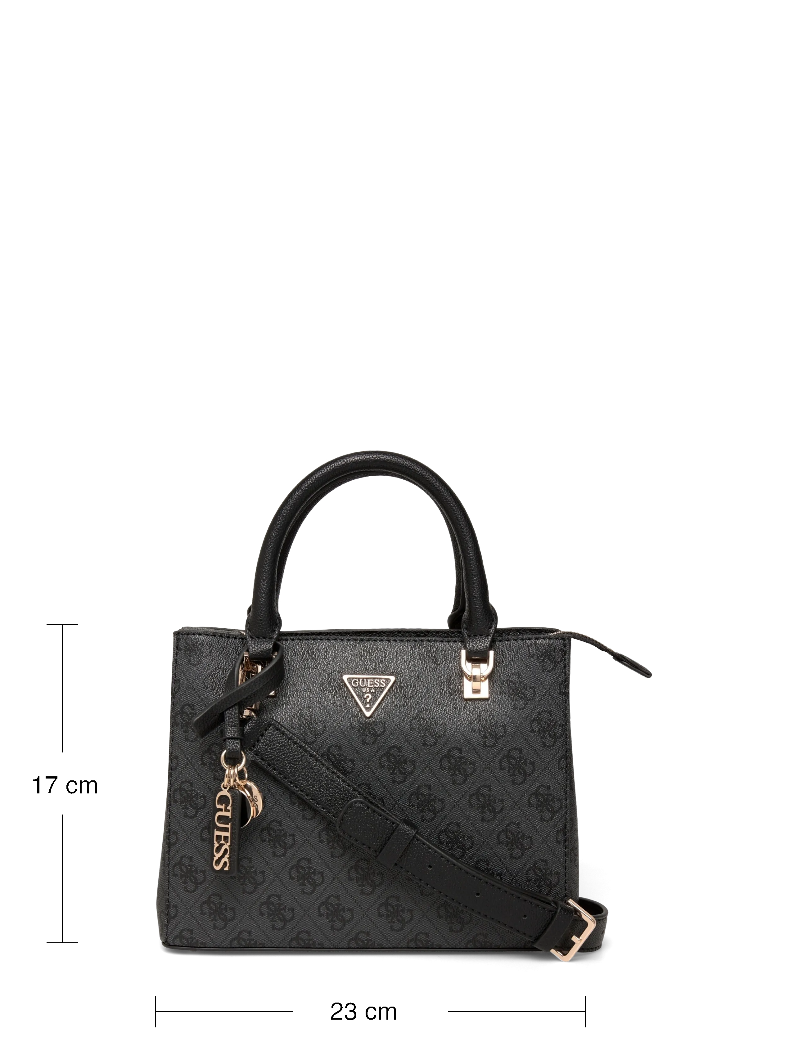 GUESS - NOELLE II SML MULTI COMP STCHL - hverdags stil - coal logo - 3