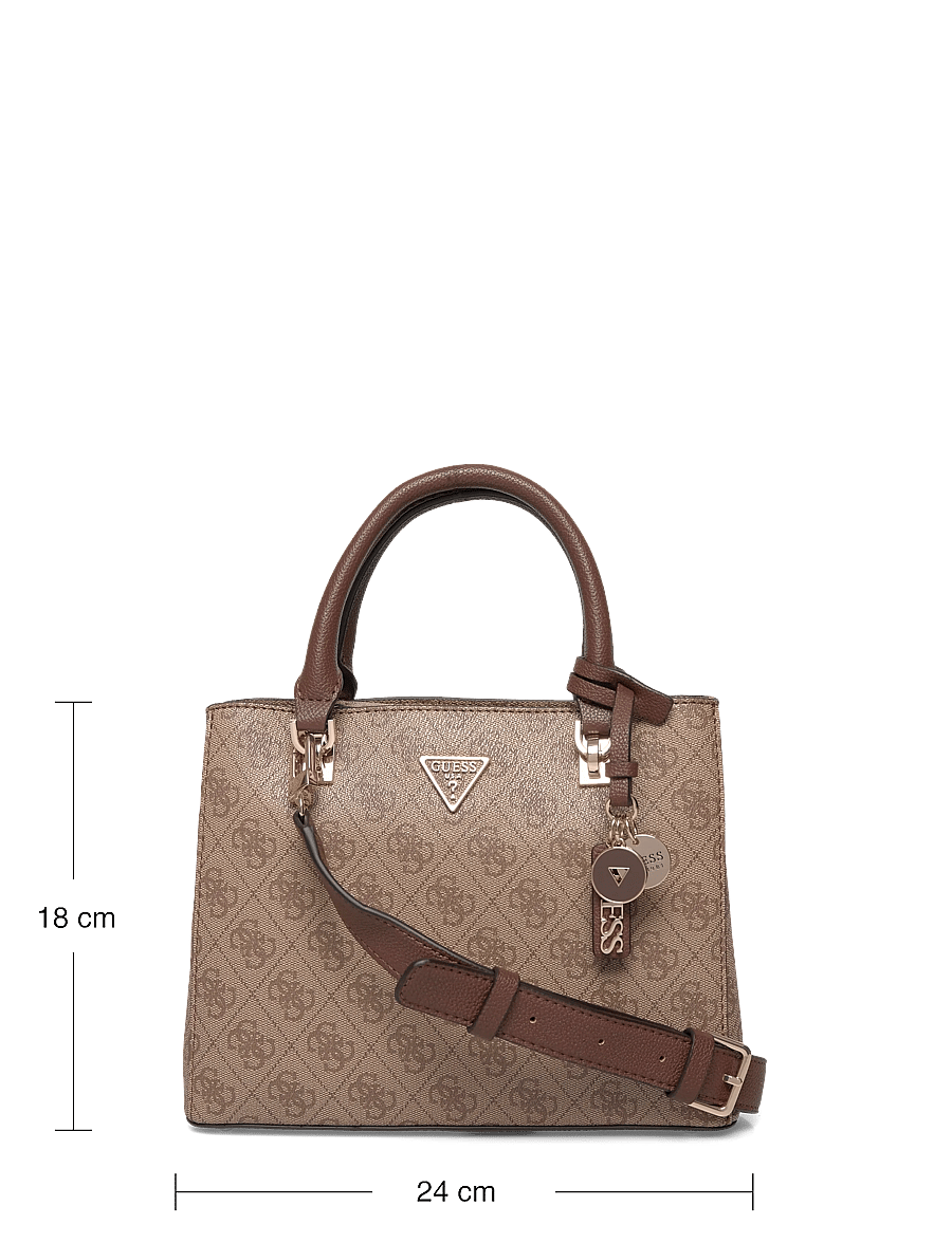 GUESS - NOELLE II SML MULTI COMP STCHL - hverdags stil - latte logo/brown - 3