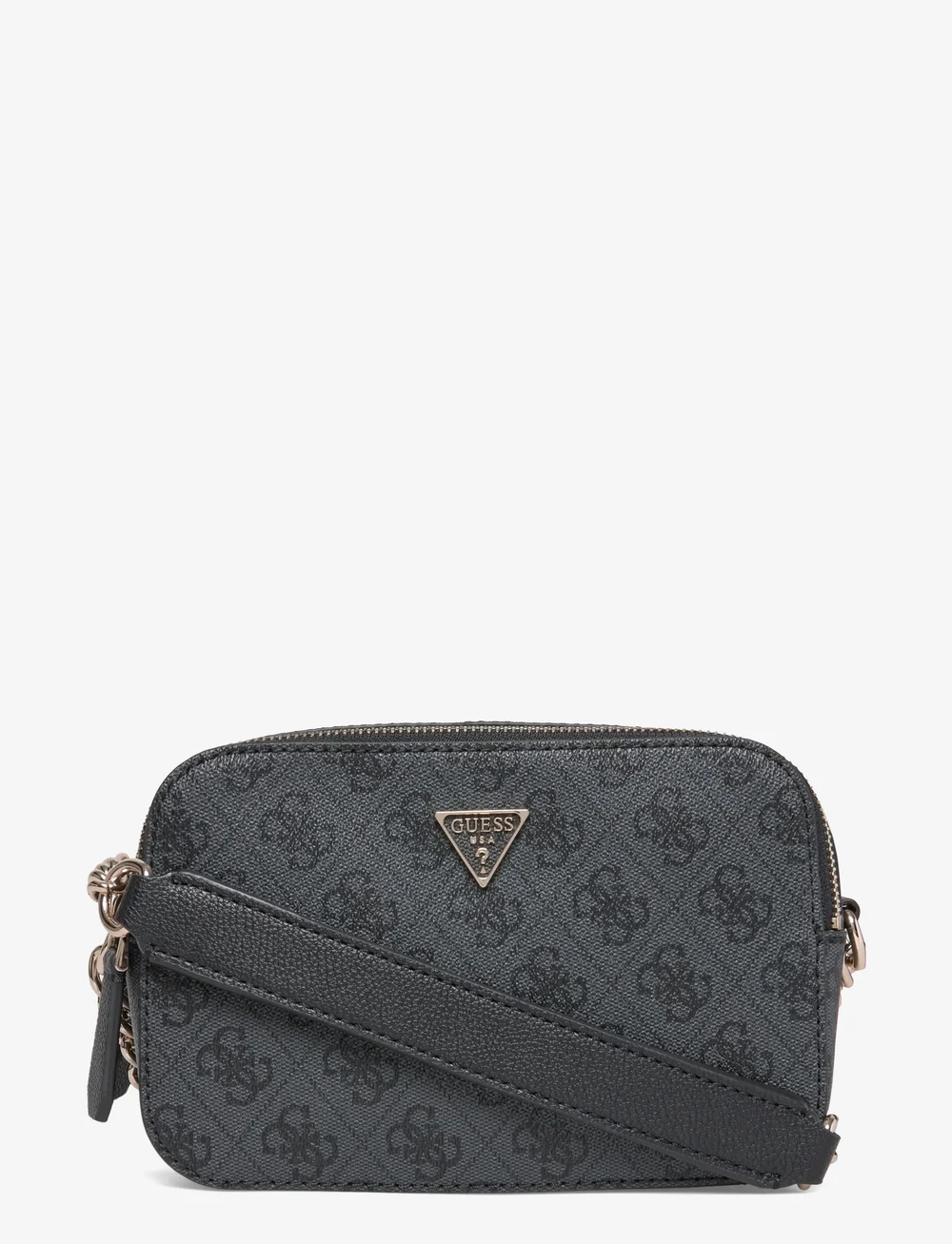 GUESS - NOELLE II CROSSBODY CAMERA - crossbody bags - coal logo - 0