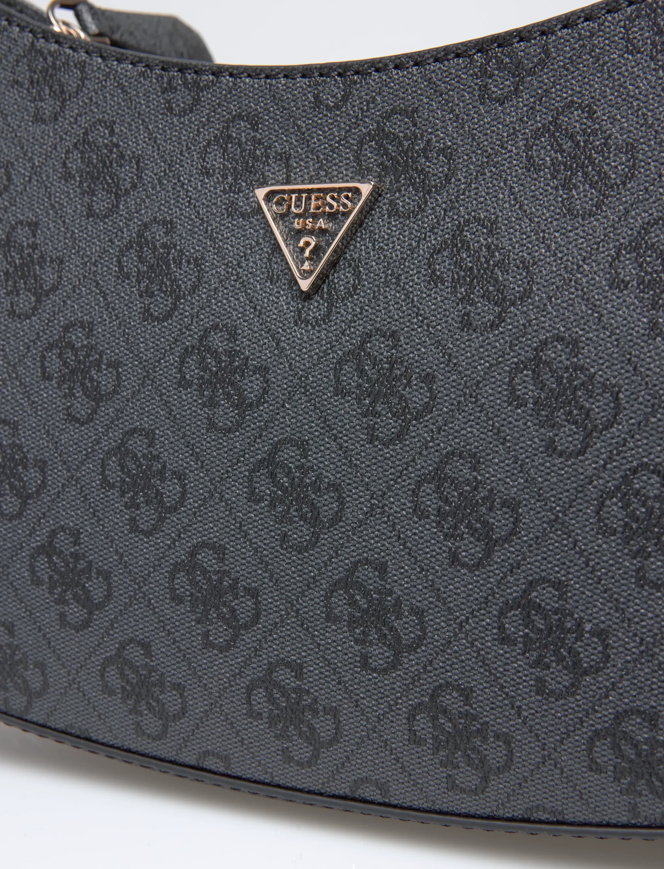 GUESS - NOELLE II TOP ZIP SHOULDER BAG - everyday style - coal logo - 3