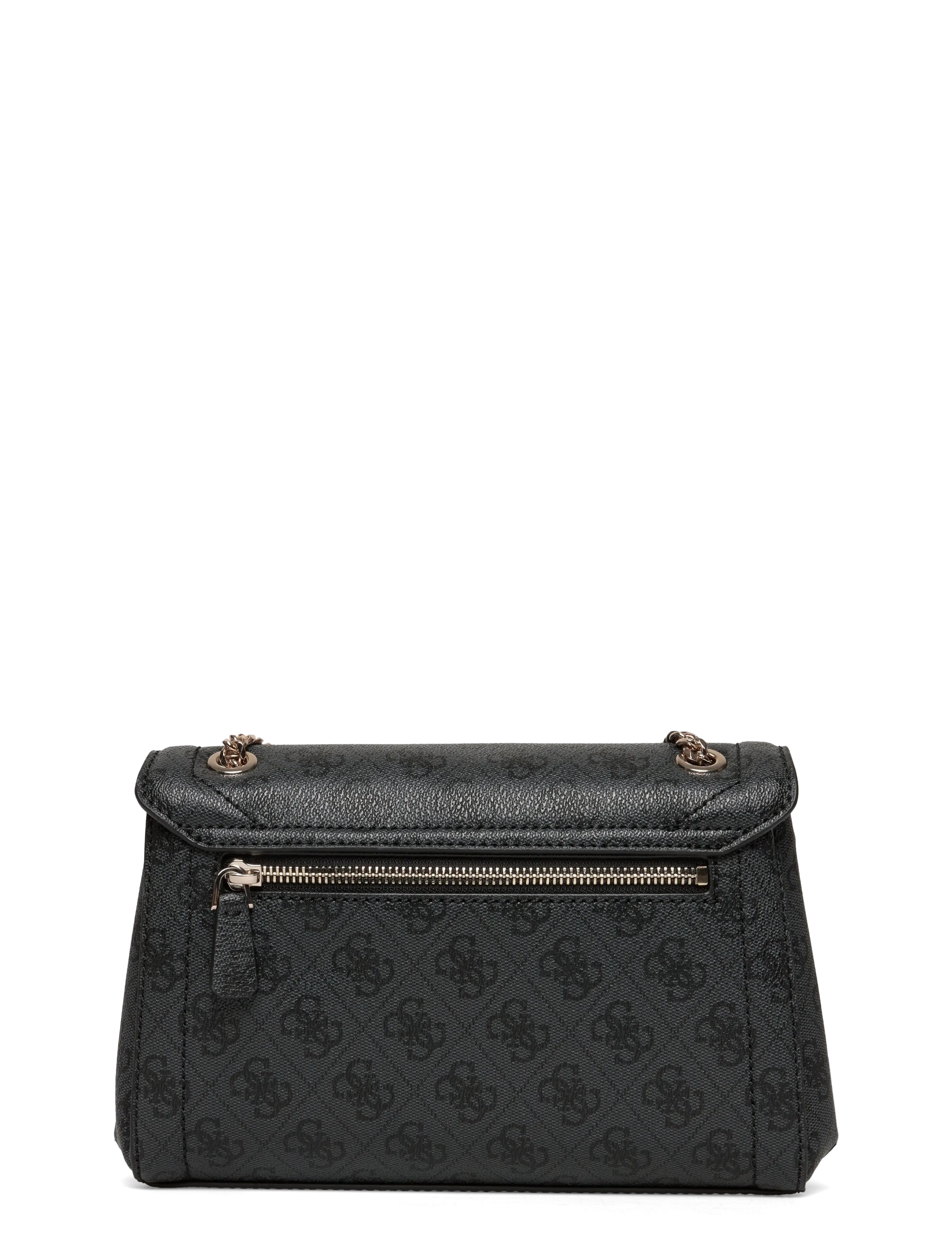 GUESS - NOELLE II CNVRTBLE XBODY FLAP - crossbody tassen - coal logo - 1