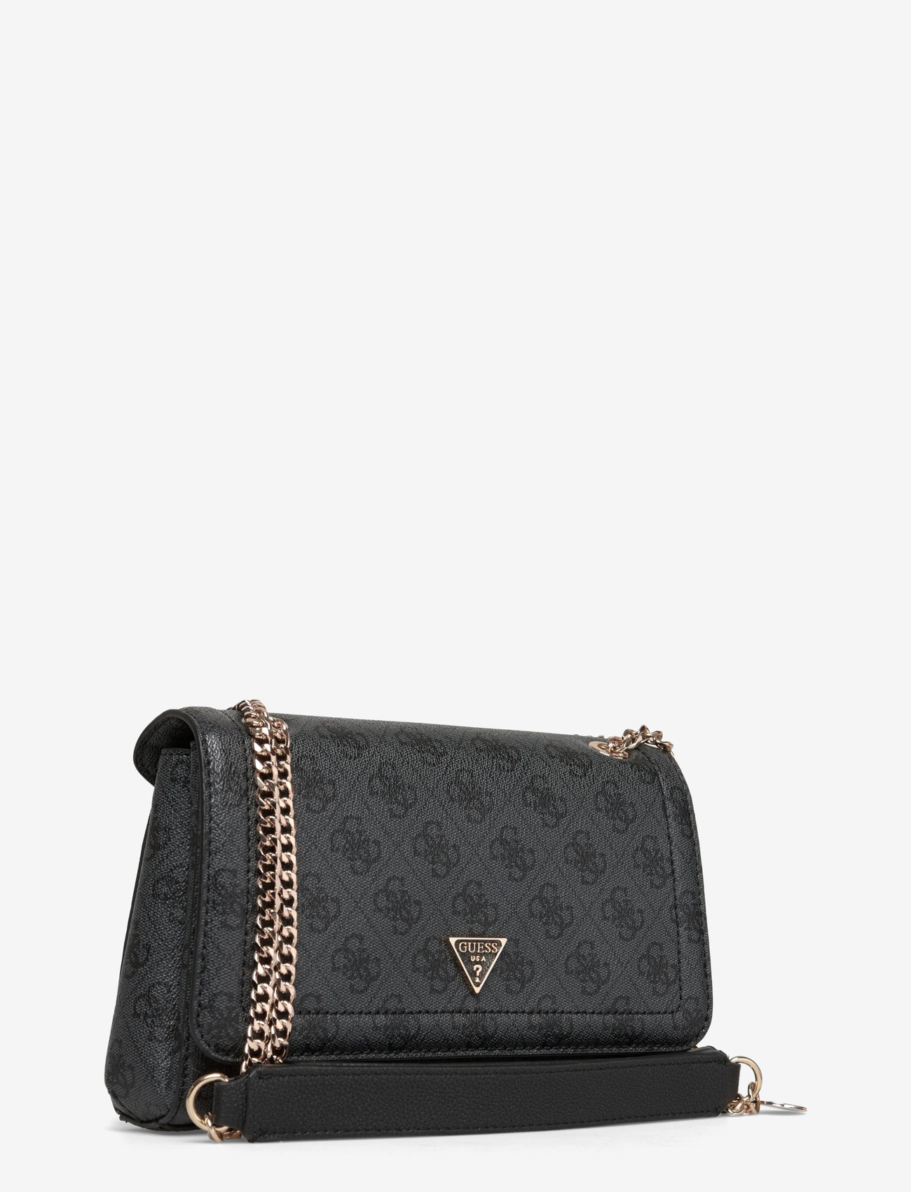 GUESS - NOELLE II CNVRTBLE XBODY FLAP - crossbody bags - coal logo - 2