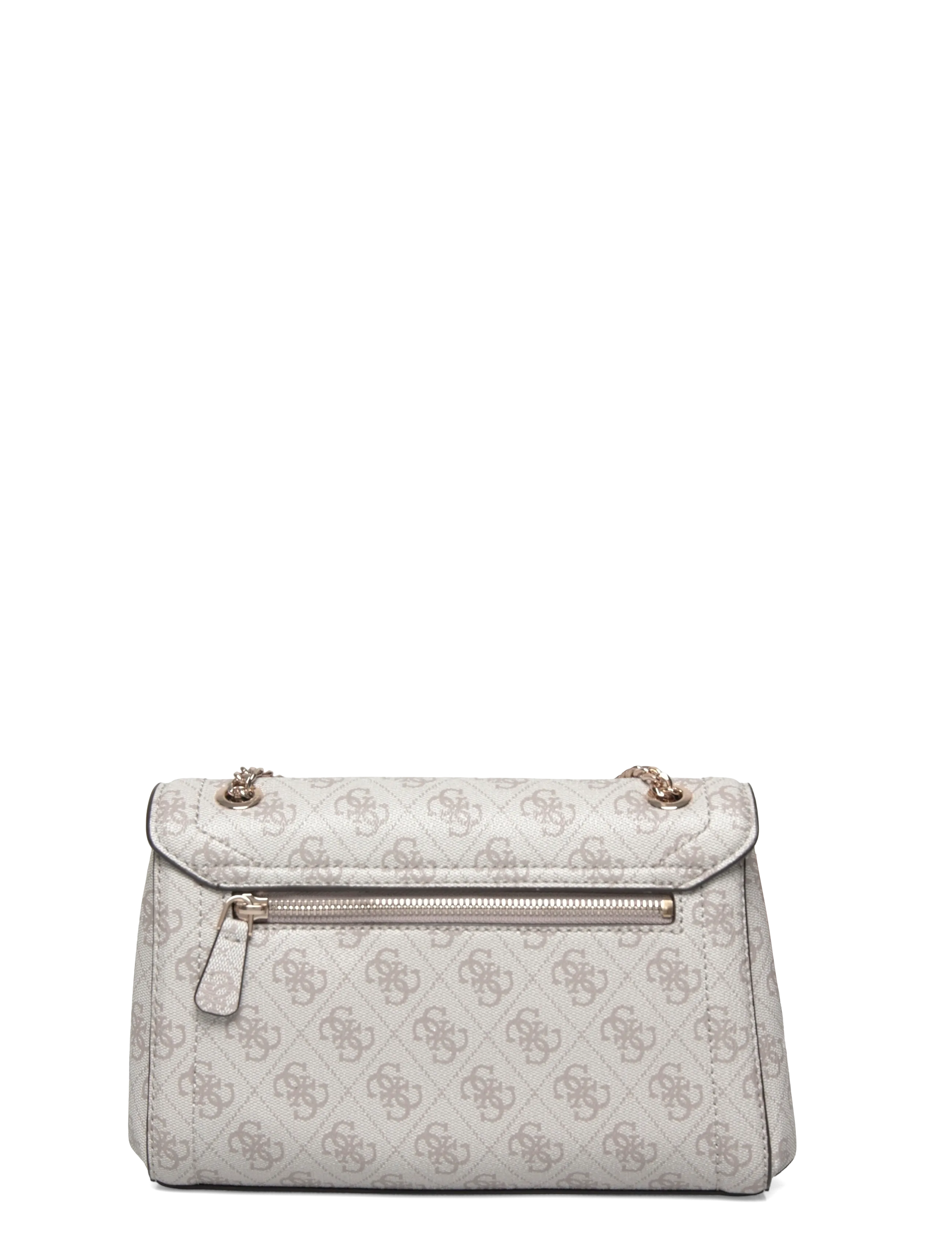 GUESS - NOELLE II CNVRTBLE XBODY FLAP - crossbody bags - dark taupe logo - 1