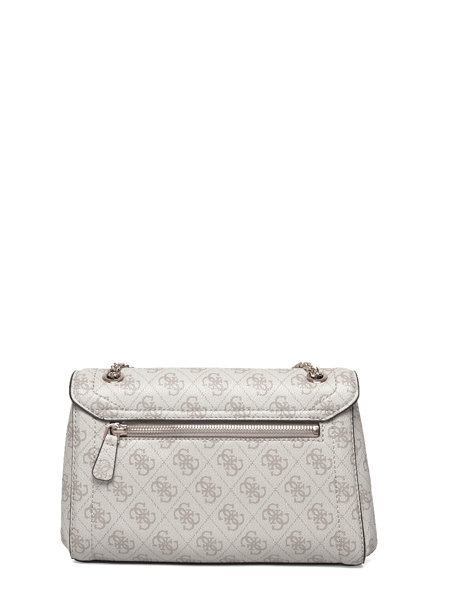 GUESS - NOELLE II CNVRTBLE XBODY FLAP - crossbody bags - dark taupe logo - 1
