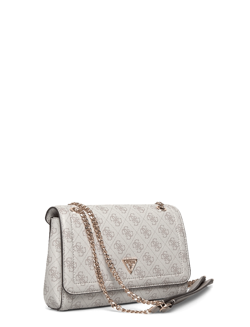 GUESS - NOELLE II CNVRTBLE XBODY FLAP - crossbody bags - dark taupe logo - 2