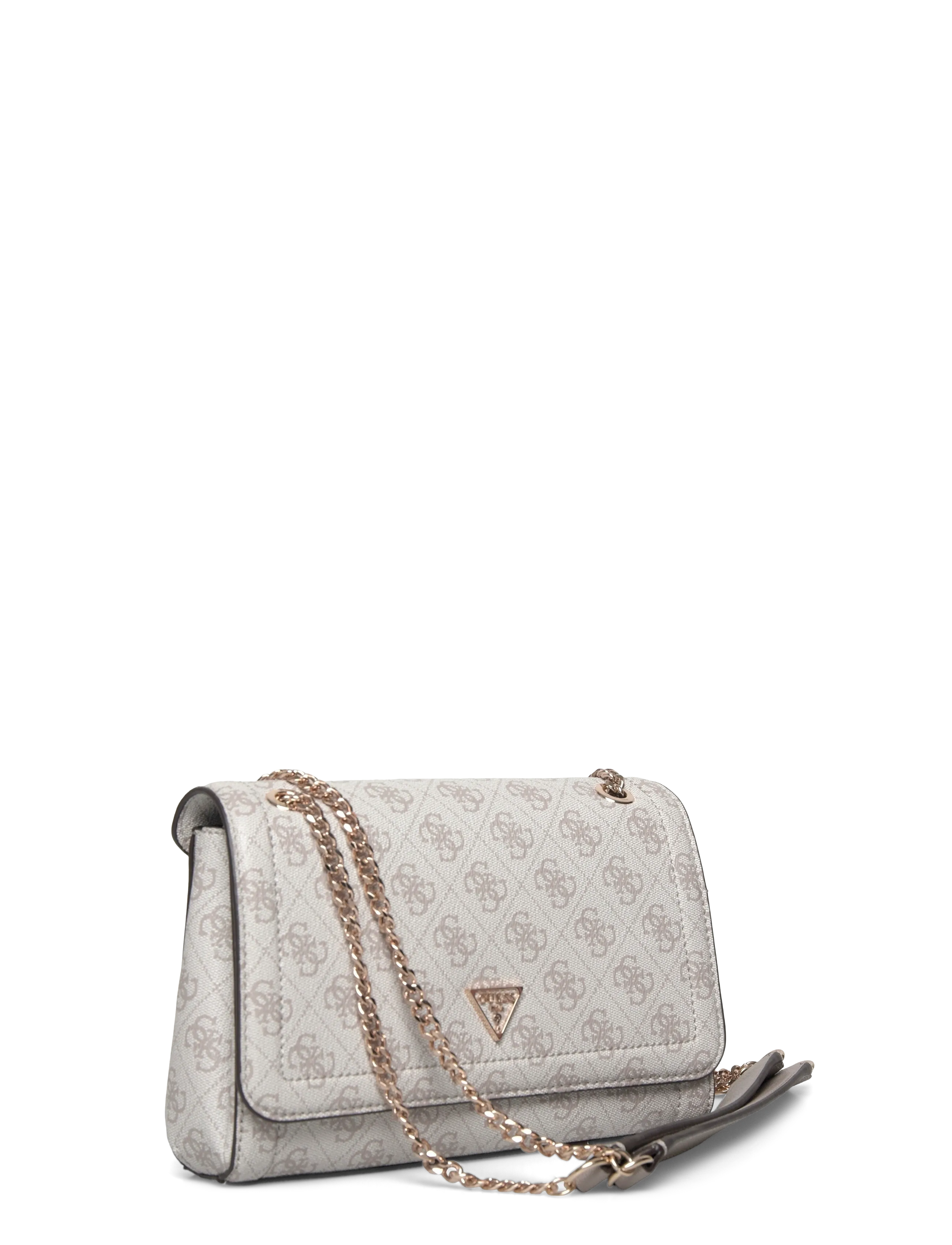 GUESS - NOELLE II CNVRTBLE XBODY FLAP - crossbody bags - dark taupe logo - 2