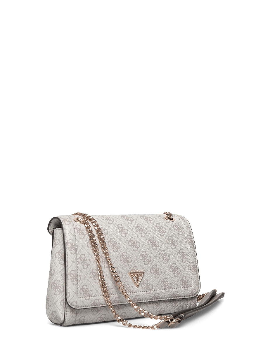 GUESS - NOELLE II CNVRTBLE XBODY FLAP - crossbody bags - dark taupe logo - 2