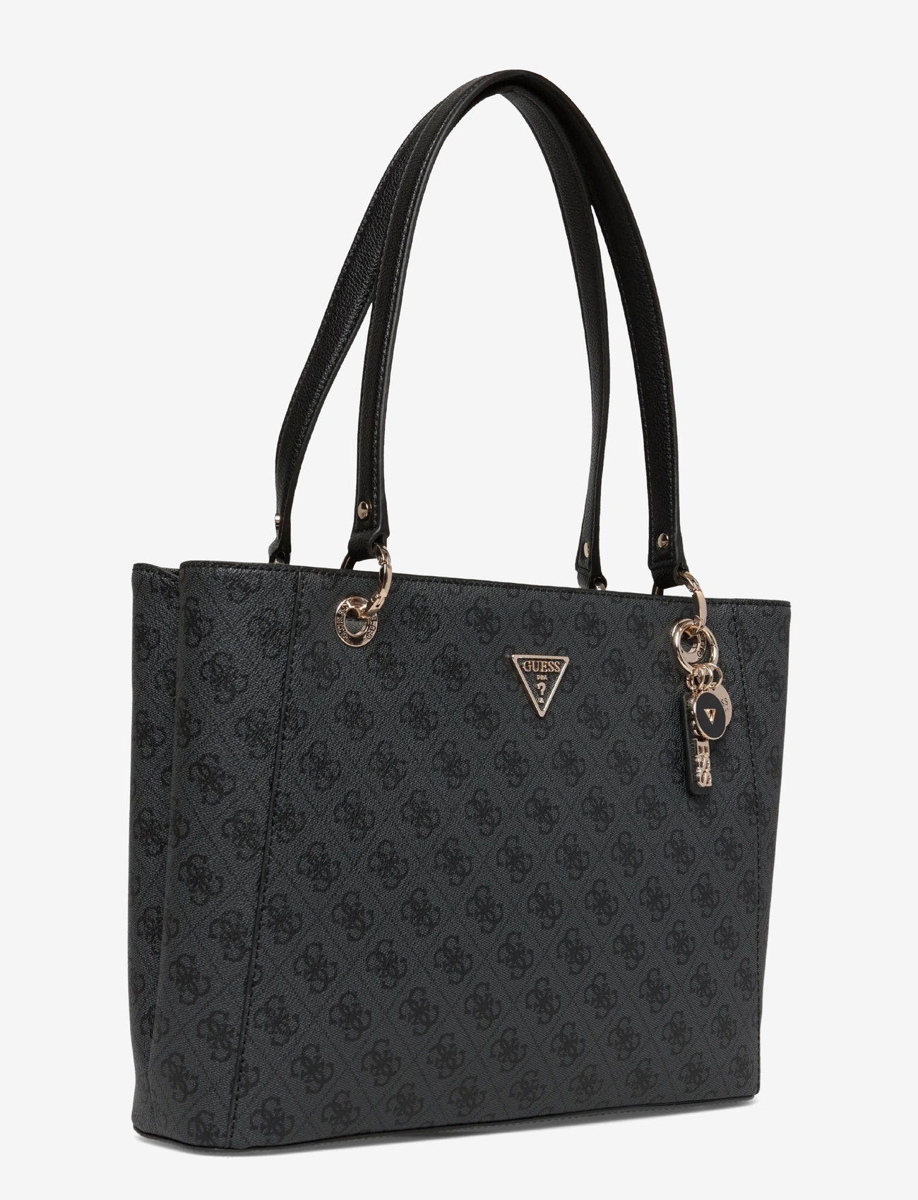 GUESS - NOELLE II TOTE - shoppingväskor - coal logo - 2