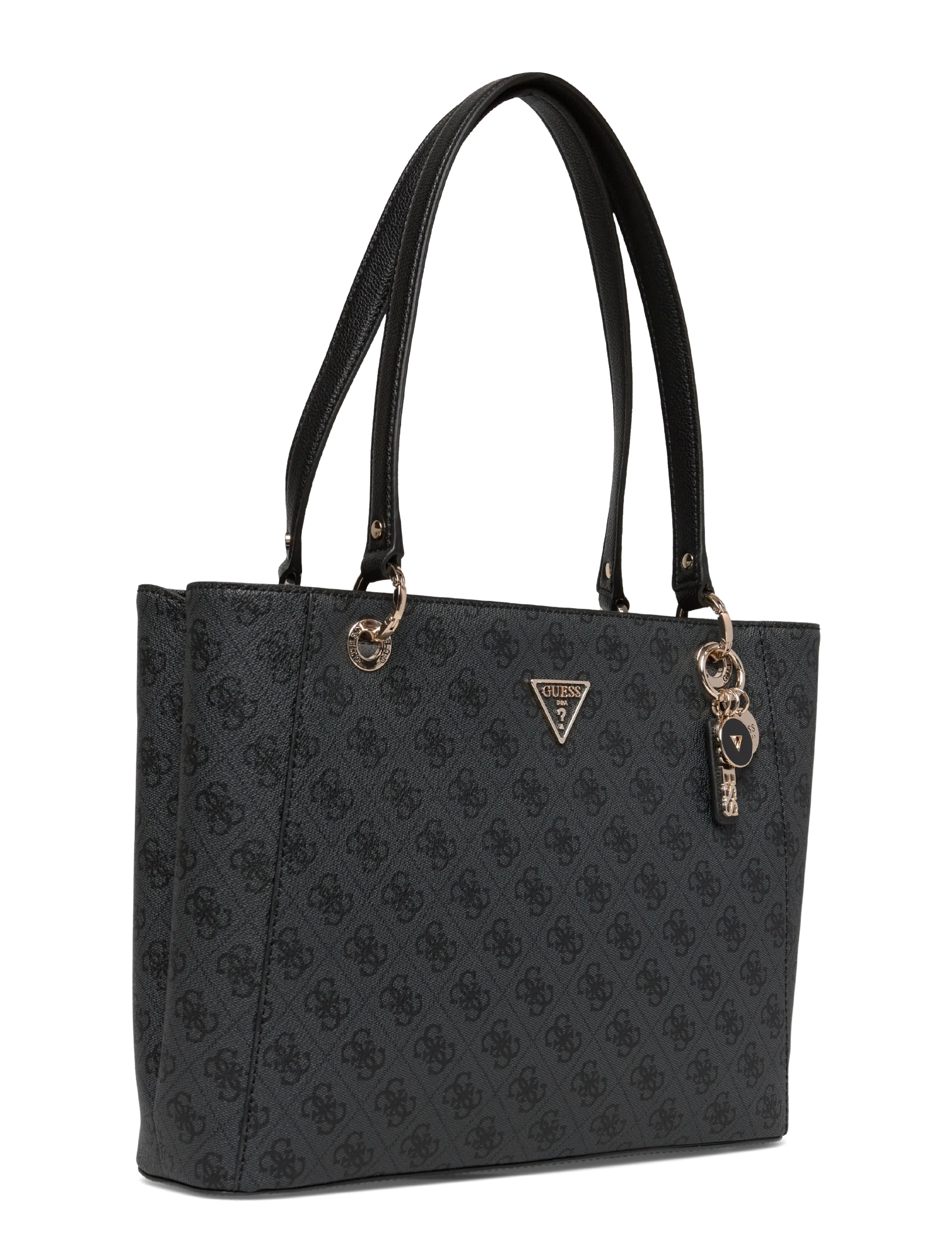 GUESS - NOELLE II TOTE - shopper töskur - coal logo - 2