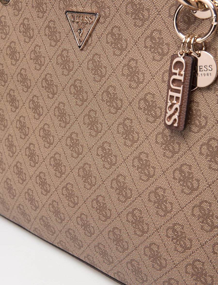 GUESS - NOELLE II TOTE - shoppere - latte logo/brown - 3