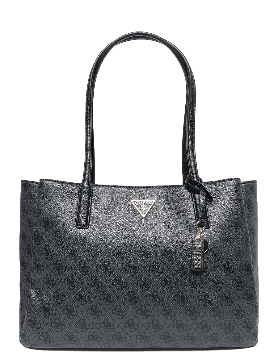 GUESS - NOELLE II TECH TOTE - tote bags - coal logo - 0