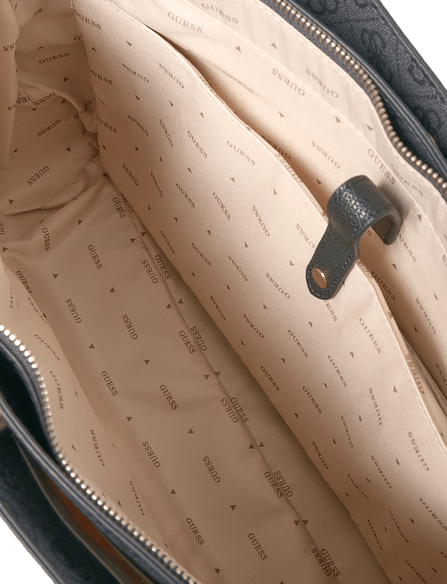 GUESS - NOELLE II TECH TOTE - tote bags - coal logo - 3