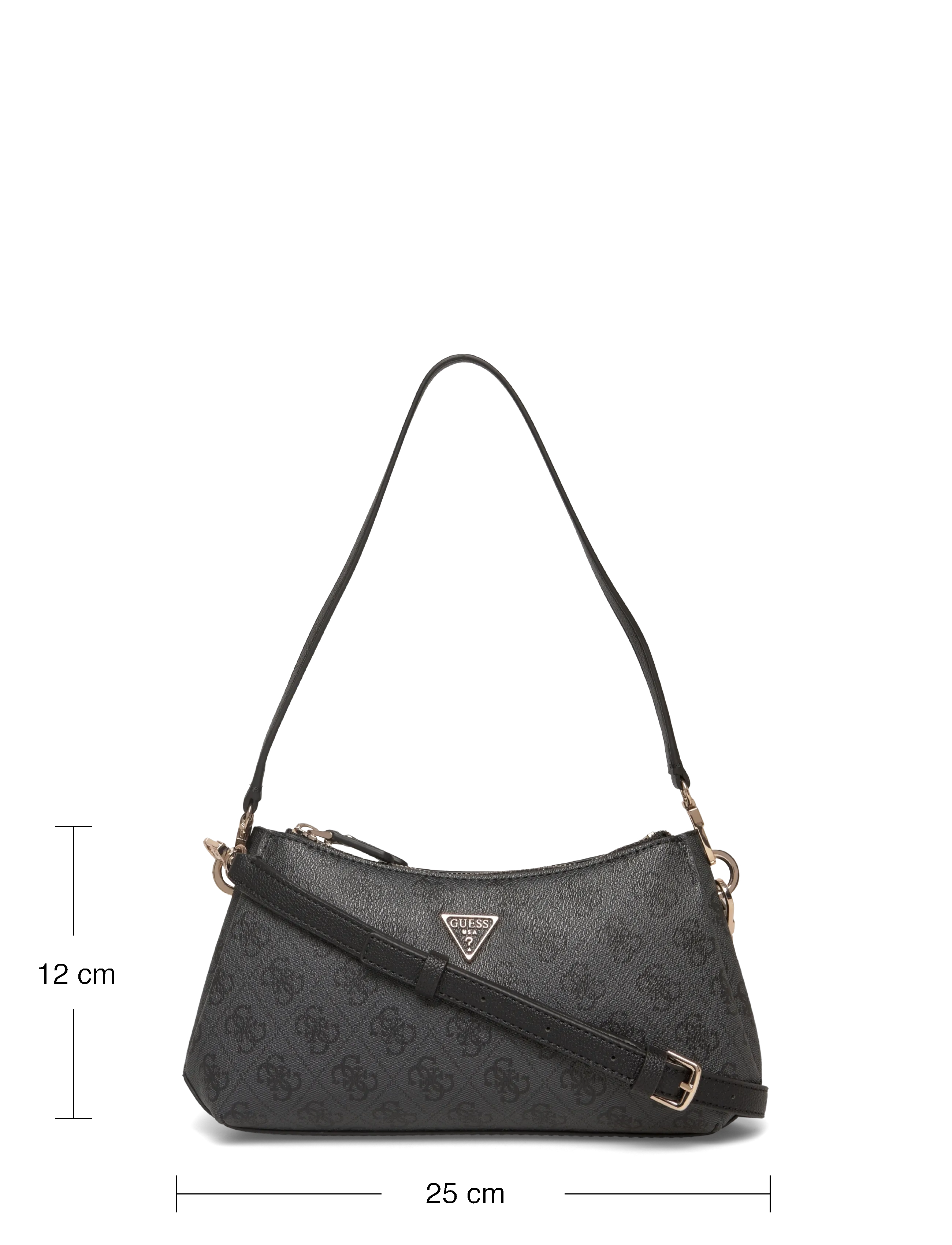 GUESS - NOELLE II 3 COMP SHLDR XBODY - everyday style - coal logo - 3
