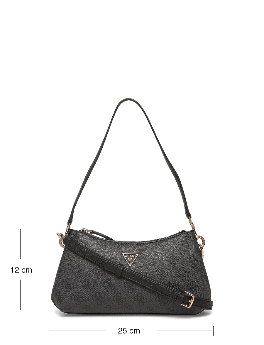 GUESS - NOELLE II 3 COMP SHLDR XBODY - alltags-style - coal logo - 3